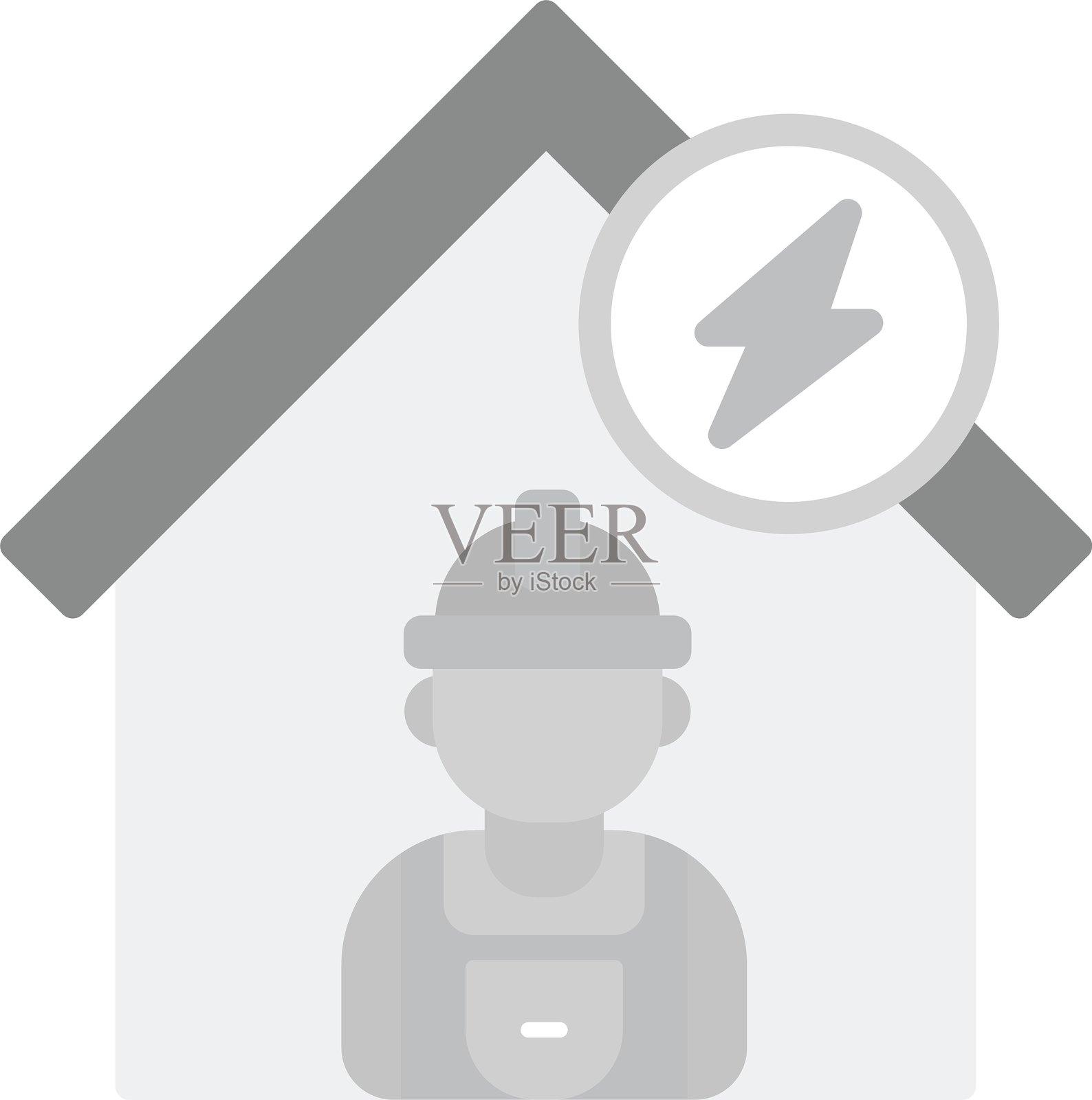 节能新图标创意设计插画图片素材