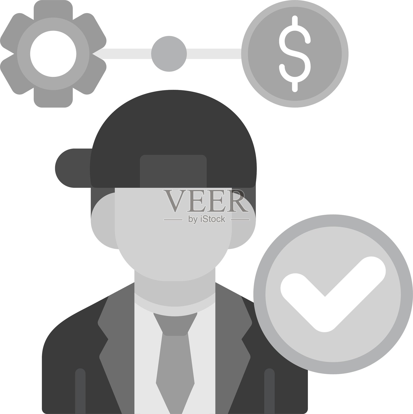 解决方案流程新图标设计创意插画图片素材