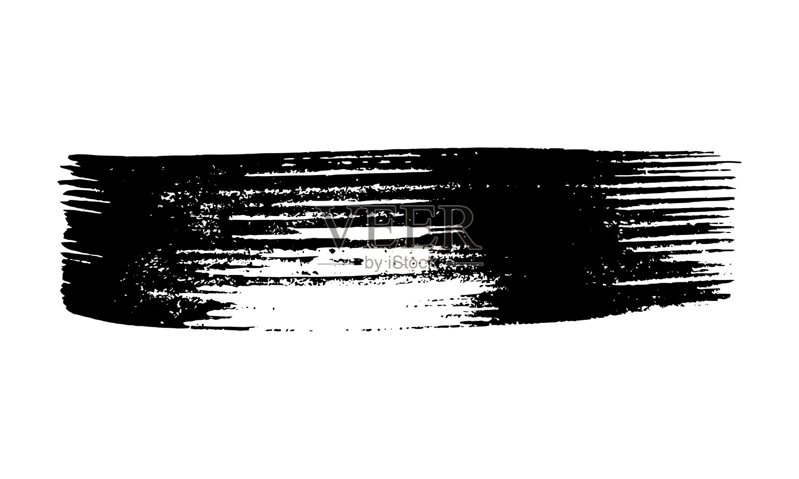 白底黑笔触插画图片素材