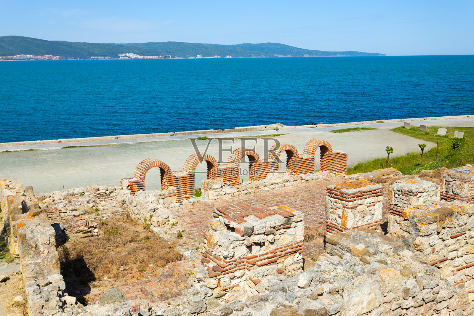 圣母埃莱乌萨教堂,内塞伯尔照片摄影图片