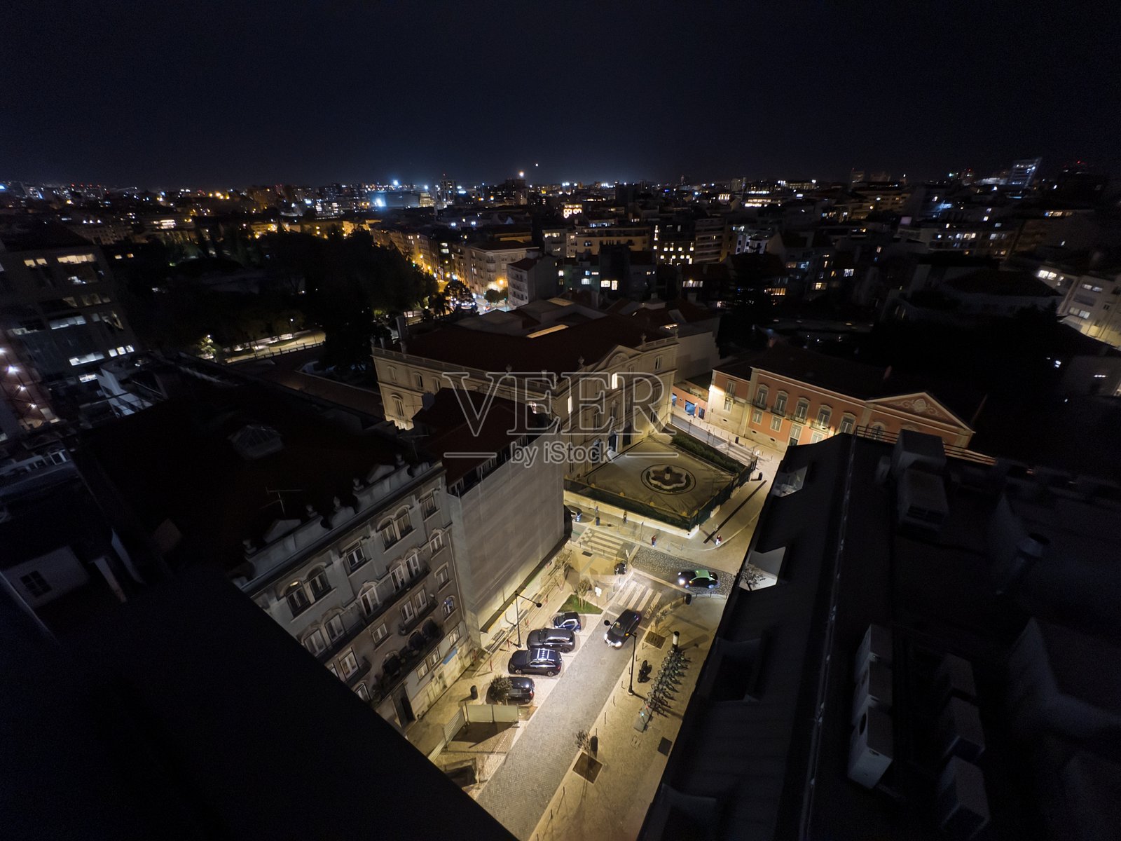 里斯本夜景照片摄影图片