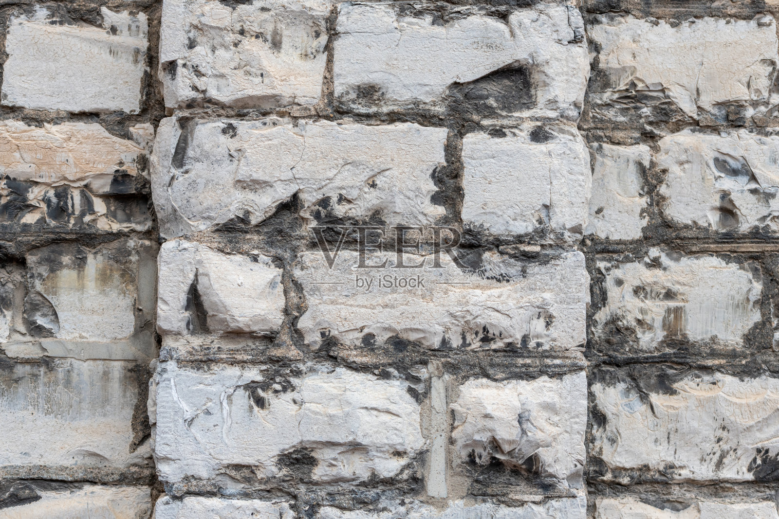 白色石砖建筑墙壁特写照片摄影图片