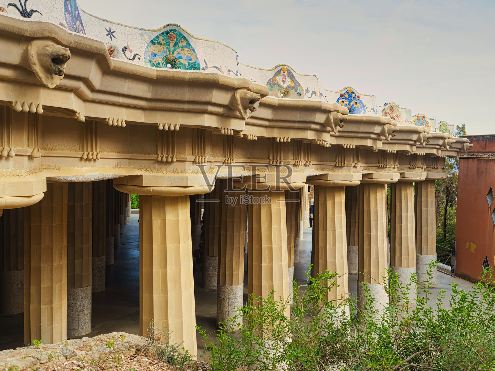 柱厅或百柱厅照片摄影图片