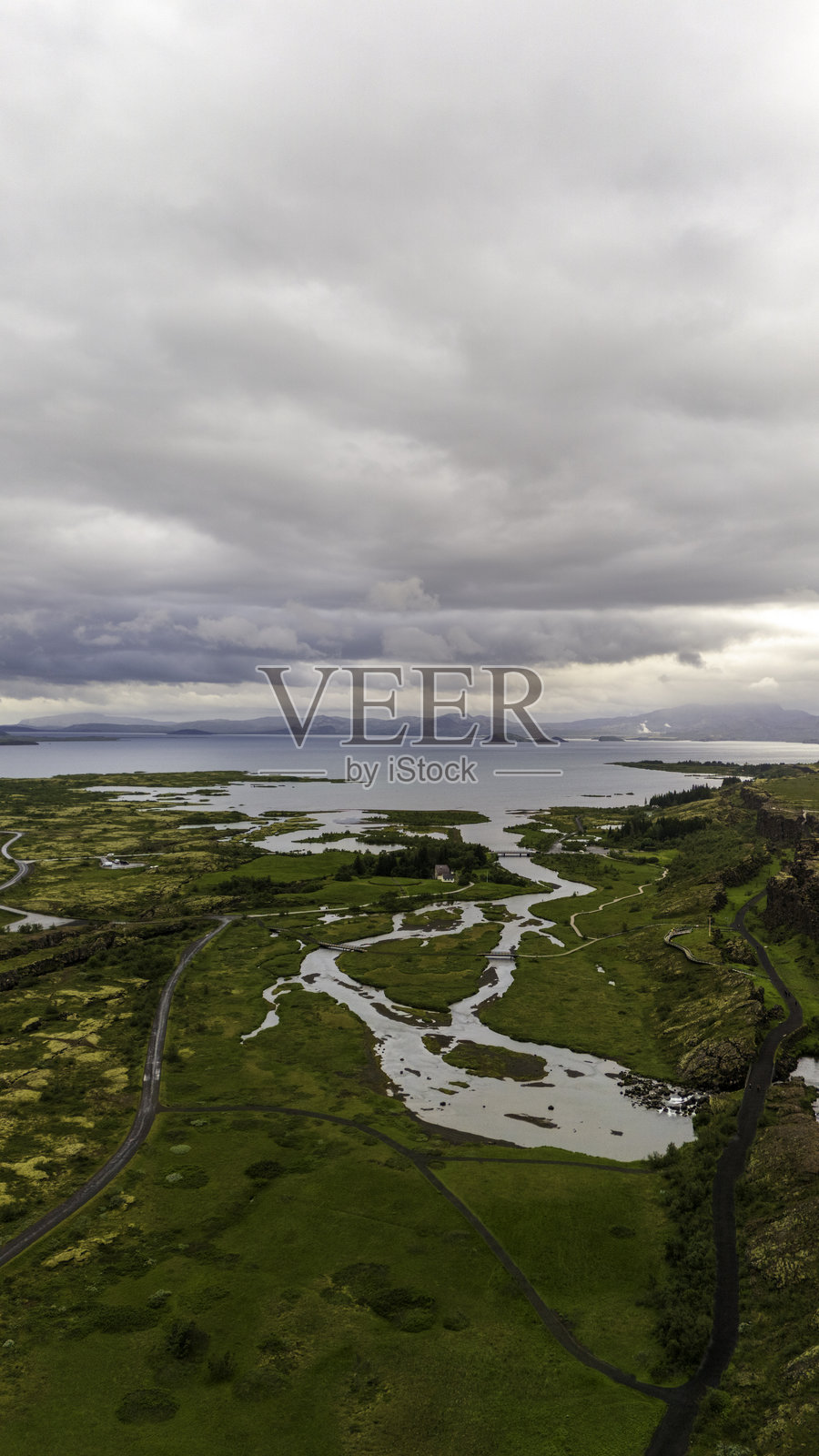 冰岛北部米湖的风景照片摄影图片