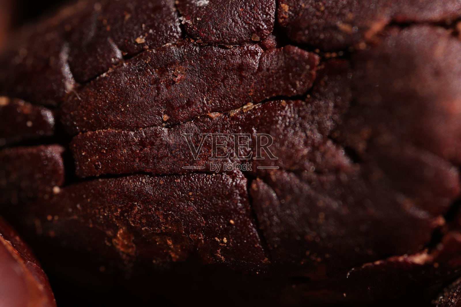 可可纹理特写,棕色可可豆纹理背景的近景,背景可可照片摄影图片