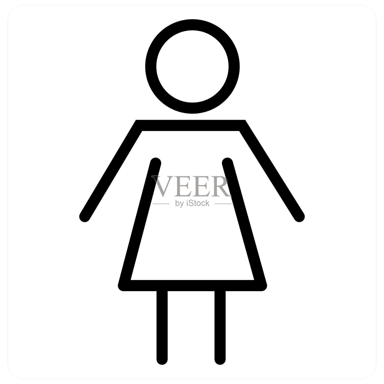 女性插画图片素材