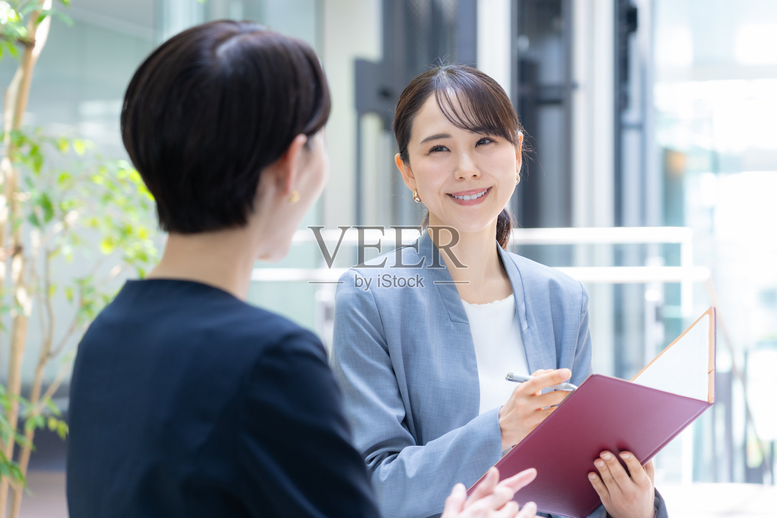 女商人在办公室工作照片摄影图片