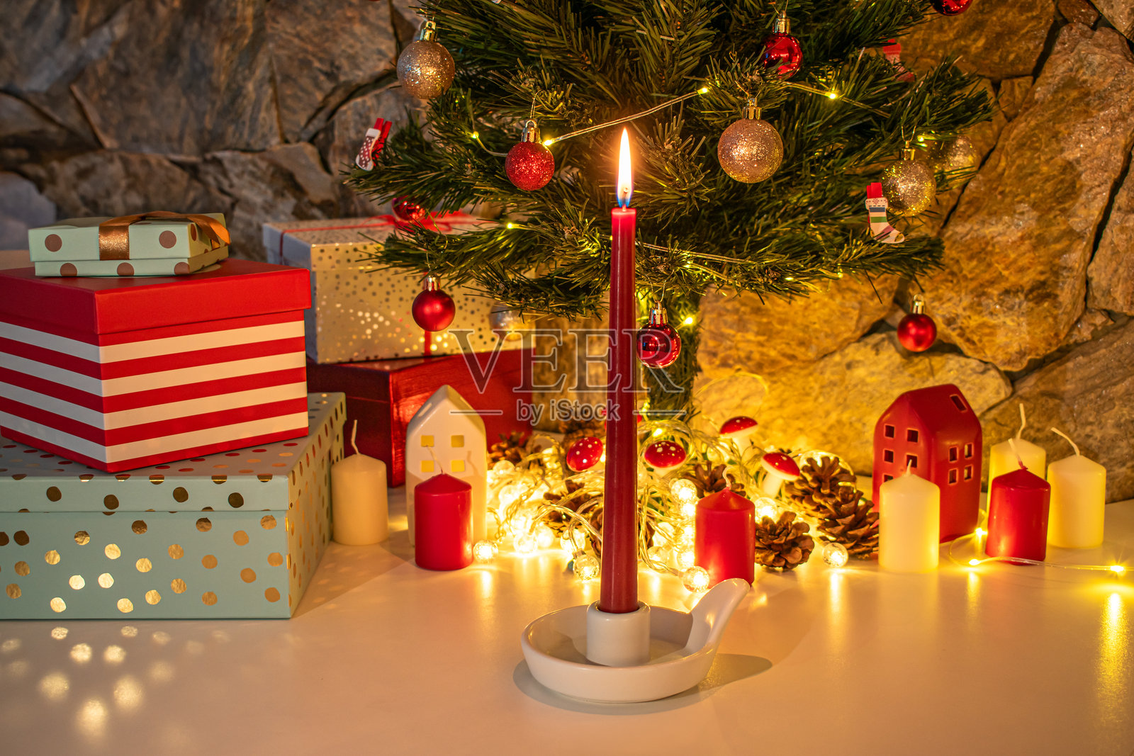 圣诞装饰照片摄影图片