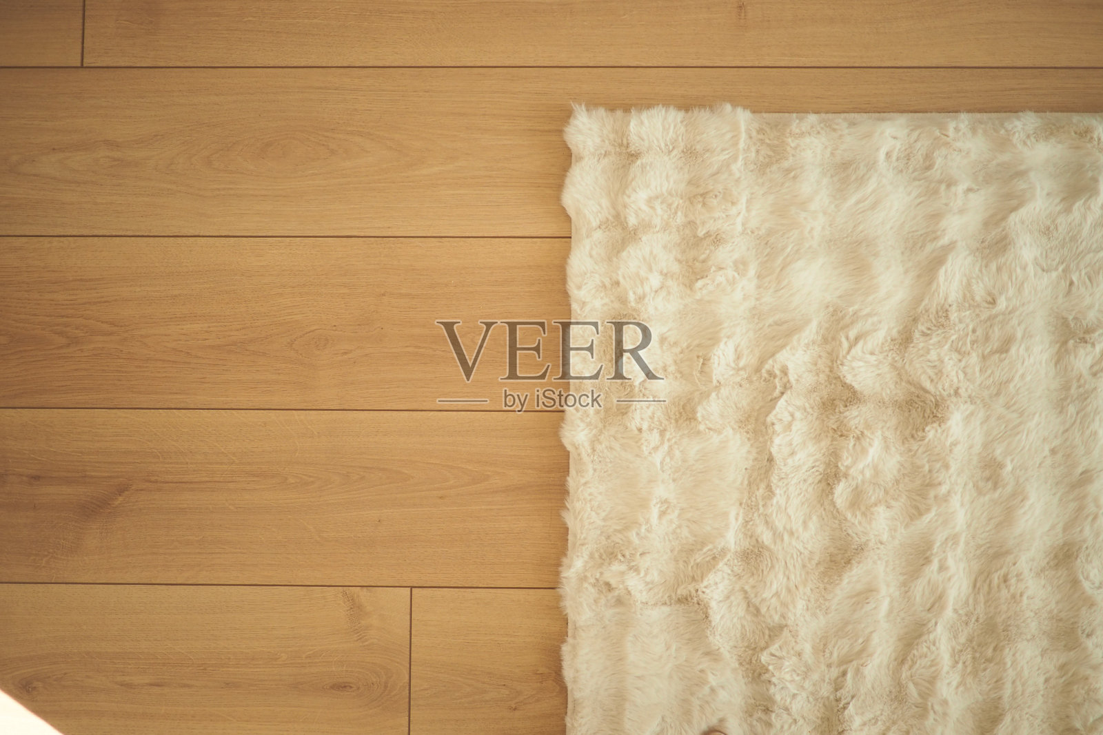 柔软的木地板纹理提升了现代室内设计的格调照片摄影图片