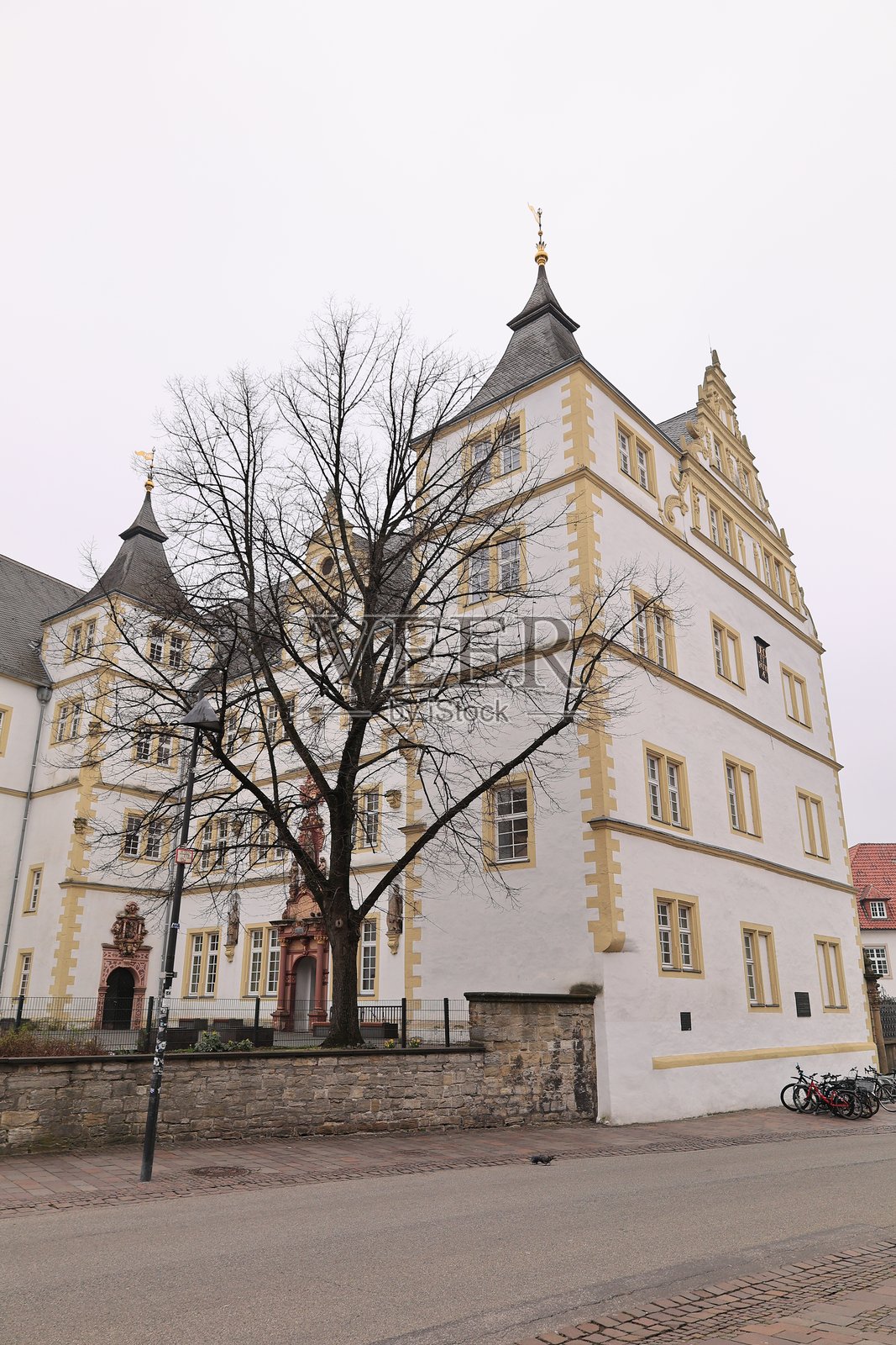 北莱茵-威斯特法伦州帕德博恩市中心的印象照片摄影图片