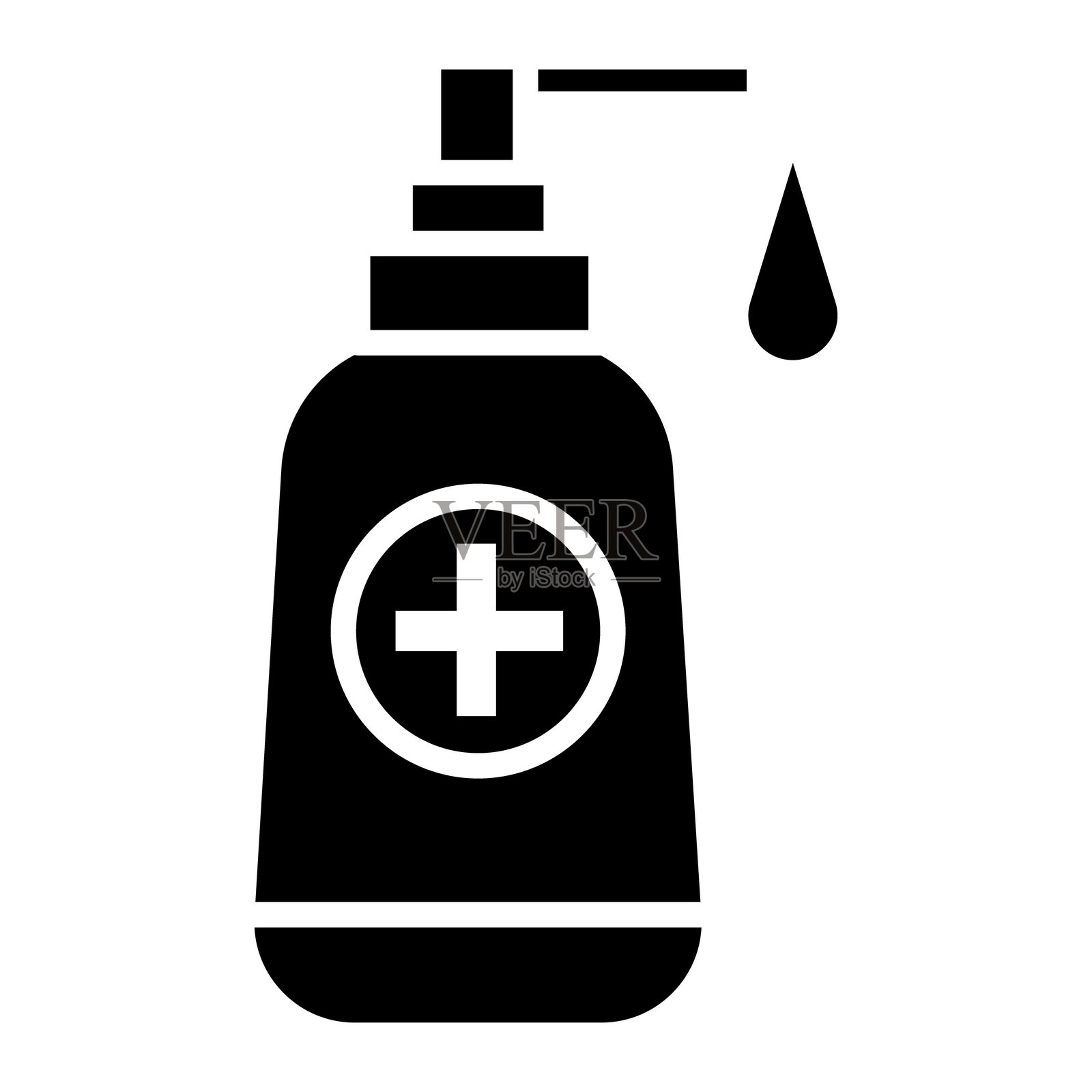 洗瓶矢量图标插画图片素材