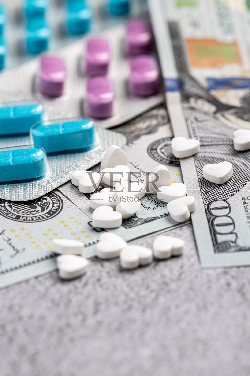 各种各样的药物。医药与健康概念。各种各样的药物。医药与健康概念。用于处方和治疗各种疾病的化学药丸照片摄影图片