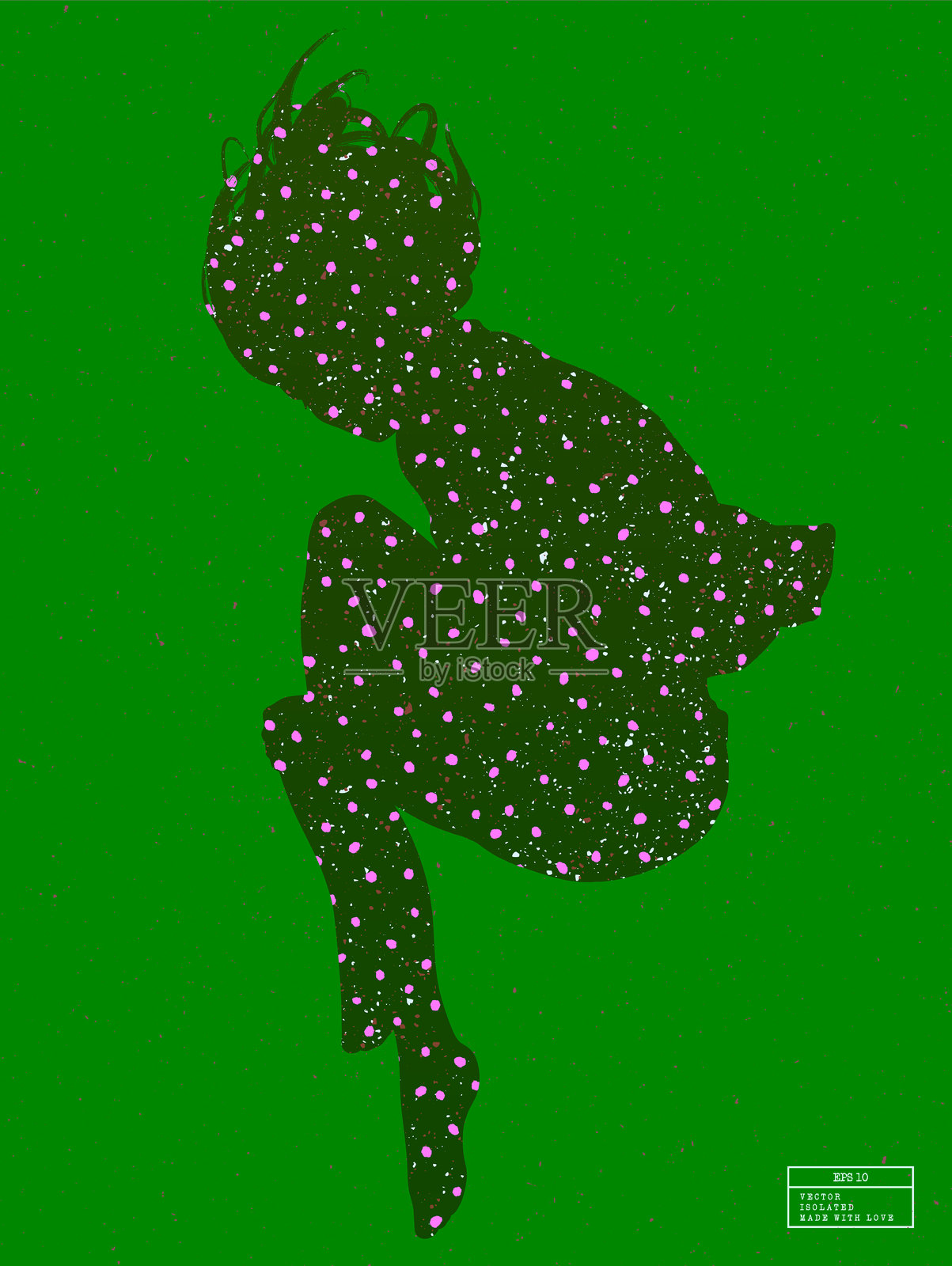 孤独男人的图案剪影插画图片素材