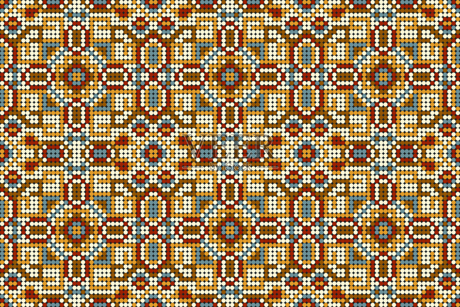 几何民族风无缝图案矢量图插画图片素材