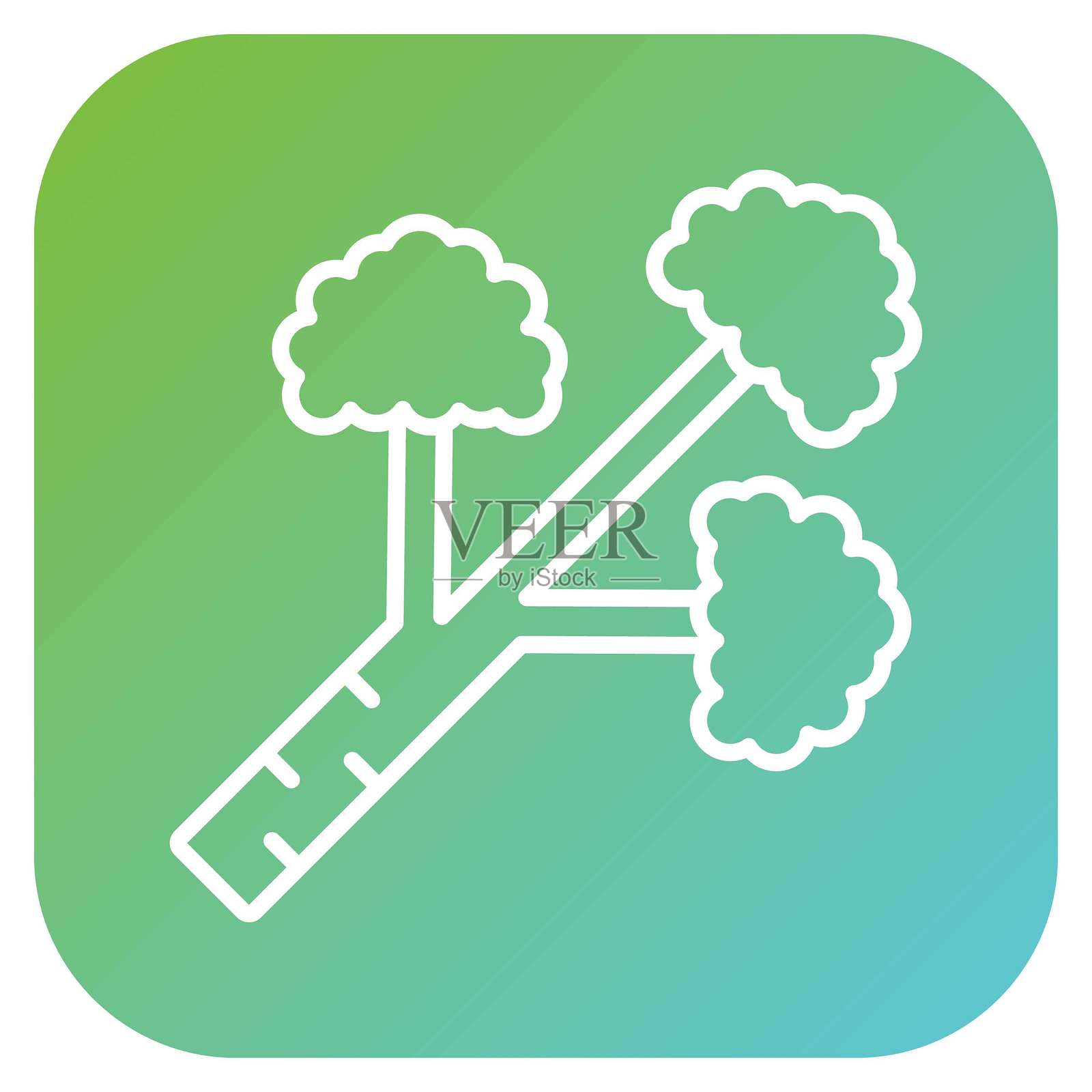 矢量设计芹菜图标风格插画图片素材