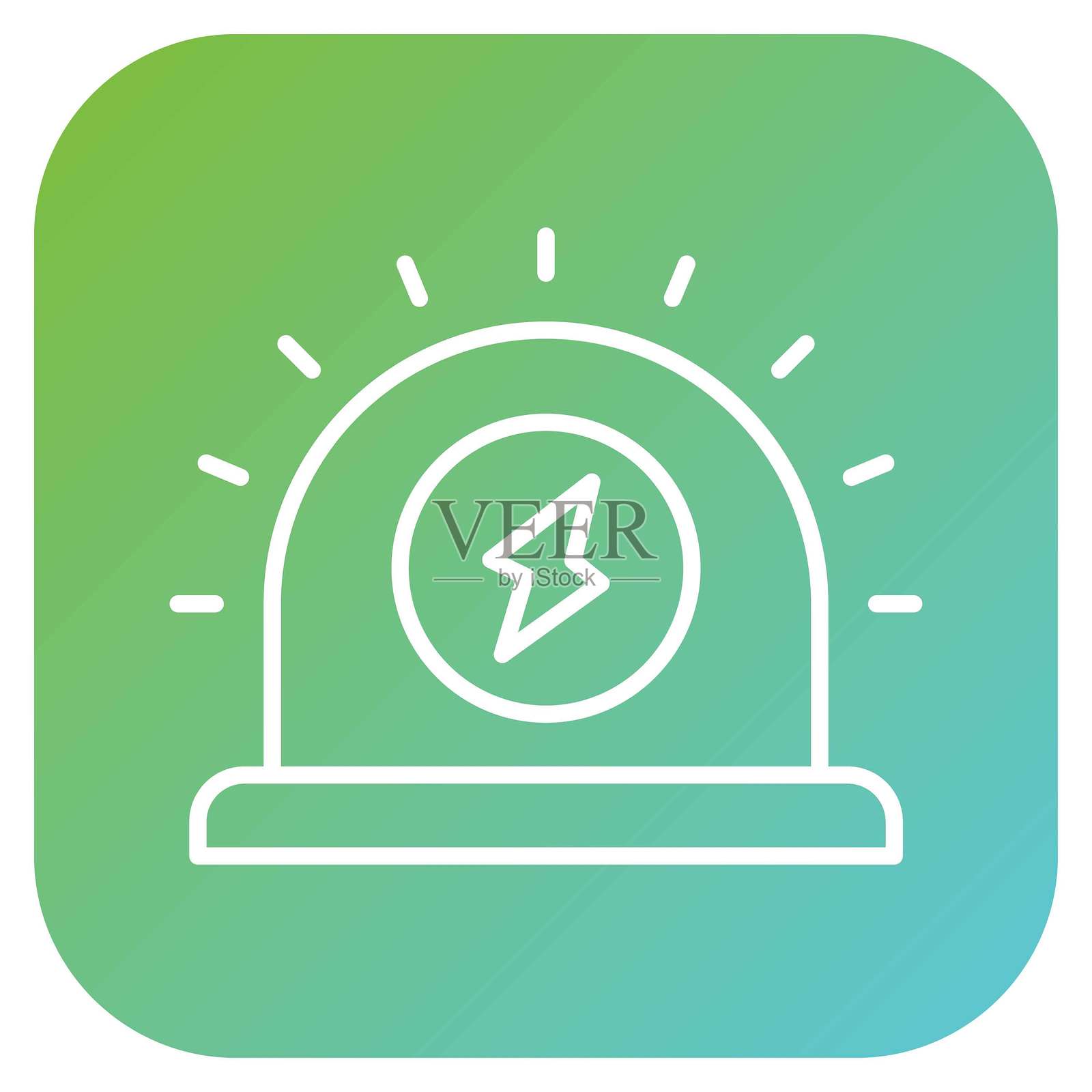 矢量背光图标风格插画图片素材