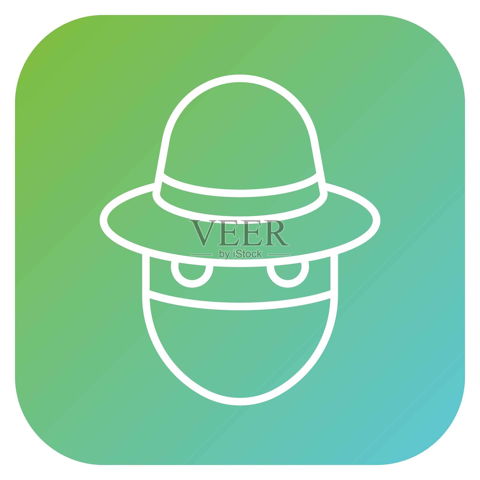 矢量设计,福克斯图标风格插画图片素材