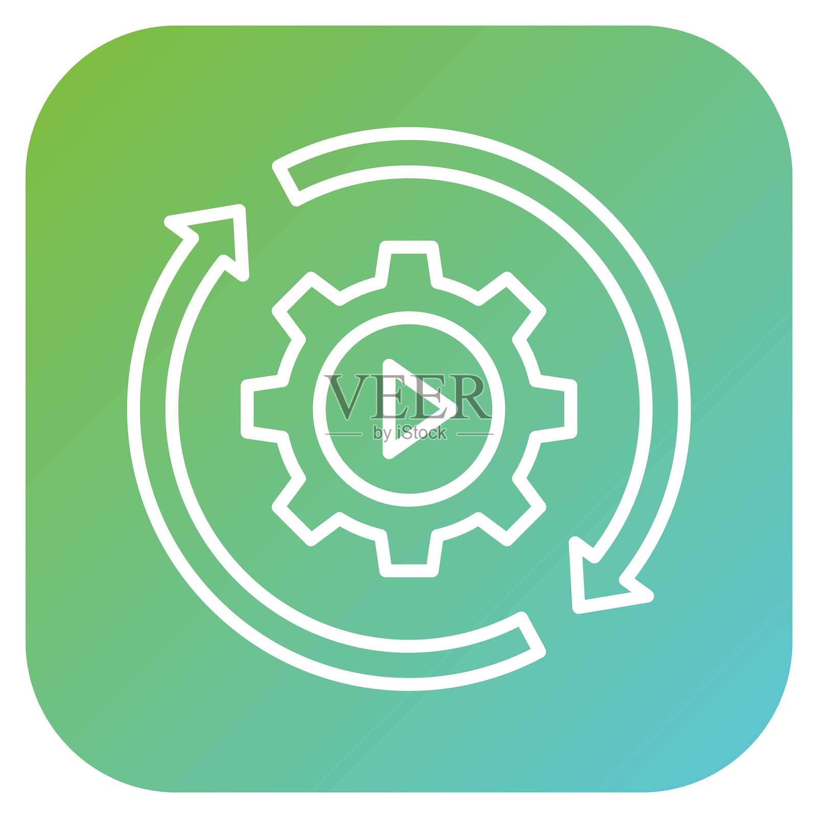 矢量设计 智能制造 图标风格插画图片素材