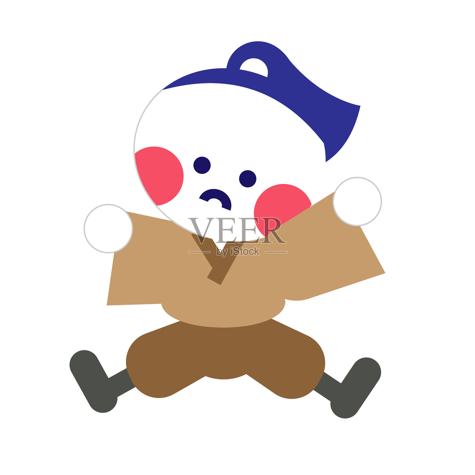 可爱的浦岛太郎角色插画插画图片素材