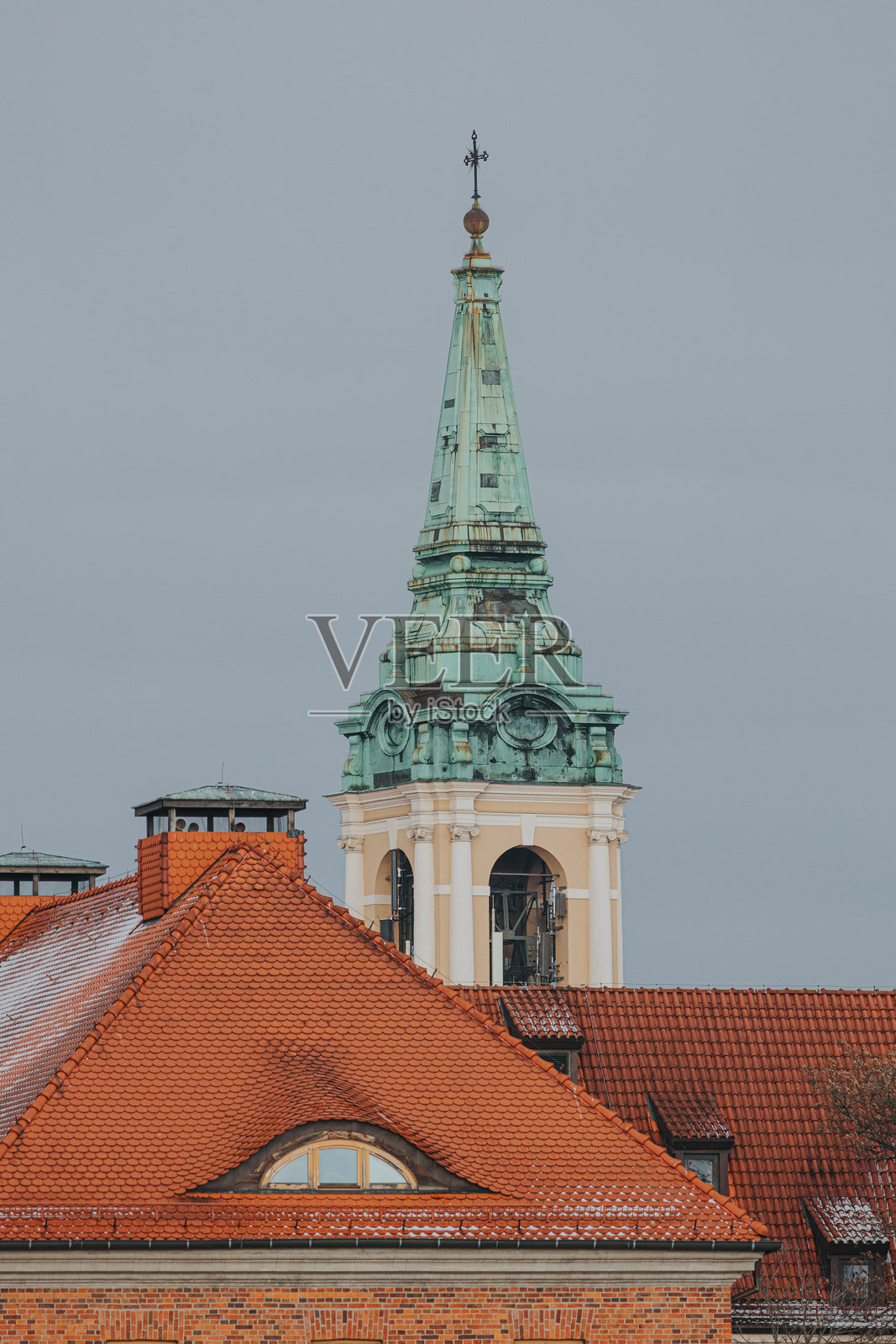 波兰托伦老城远眺照片摄影图片
