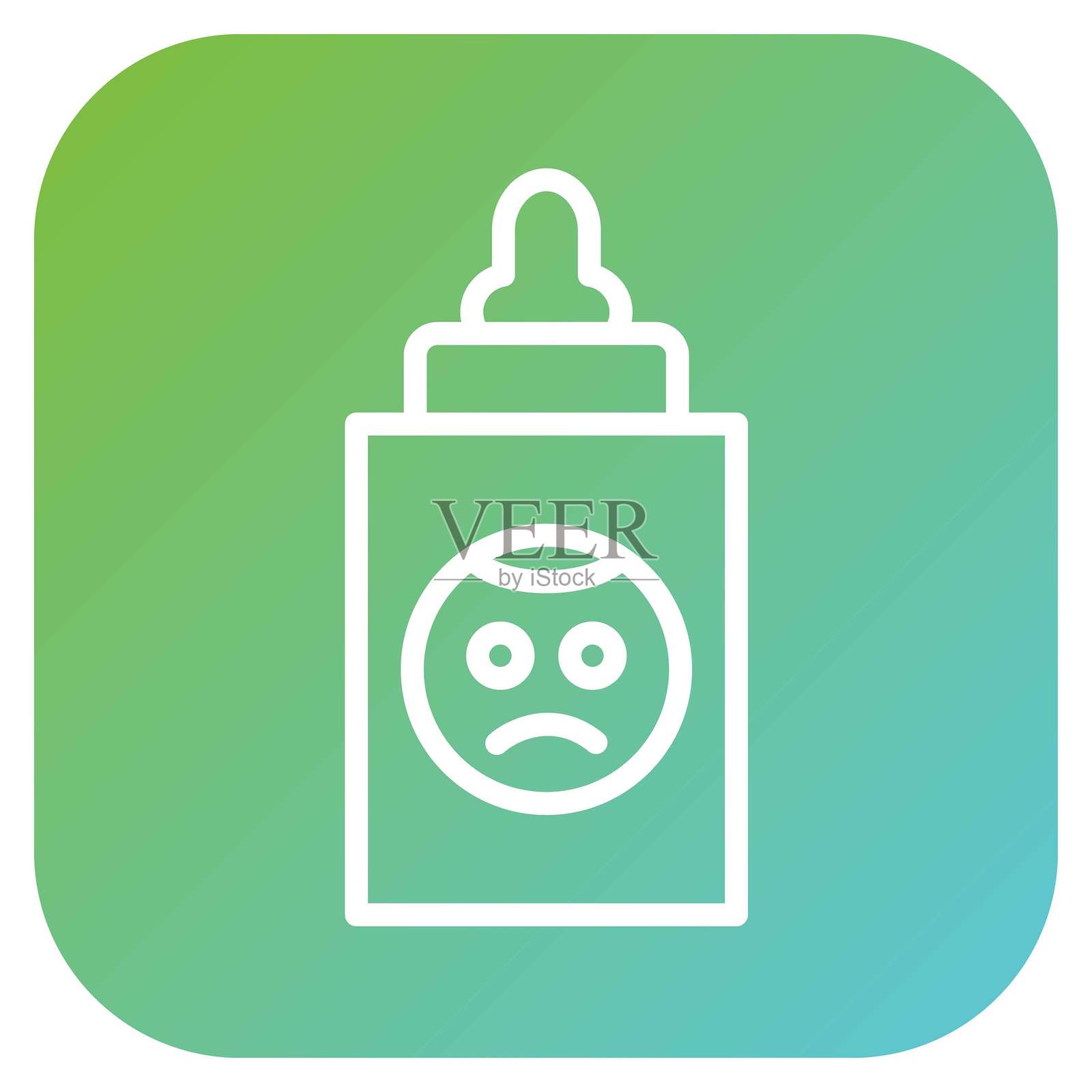 矢量设计 产后护理 图标风格插画图片素材