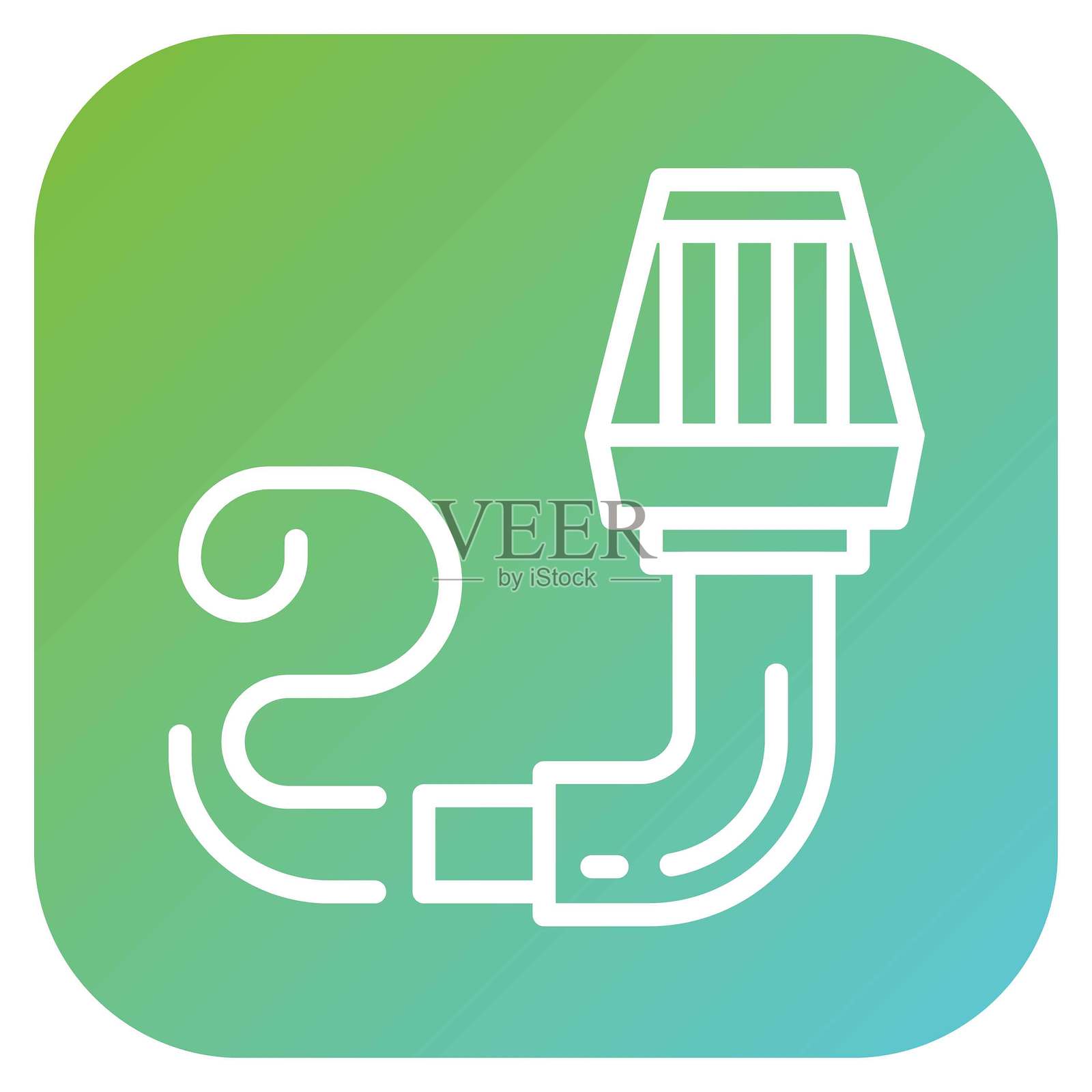 矢量进气口图标设计风格插画图片素材