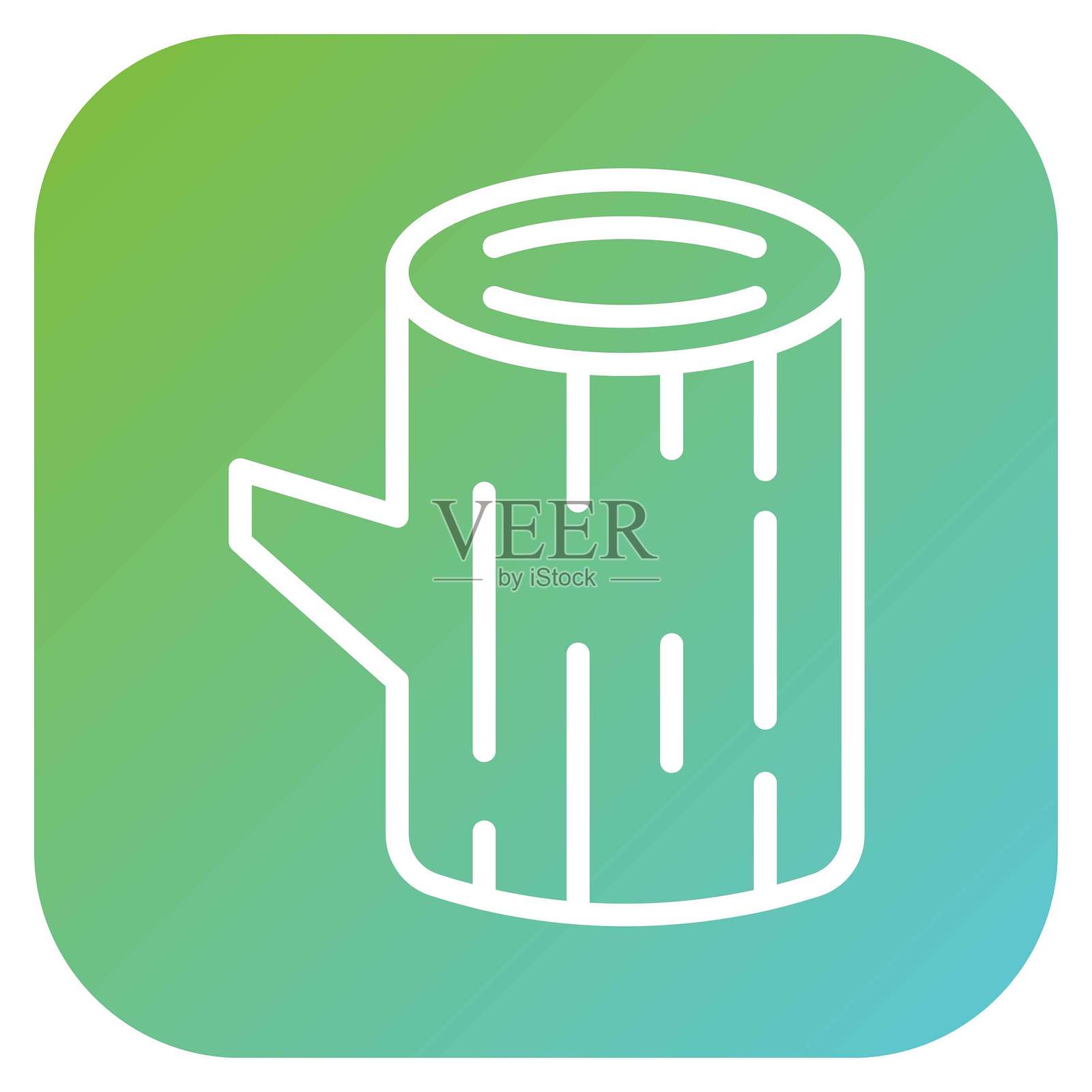 矢量木纹图标风格插画图片素材