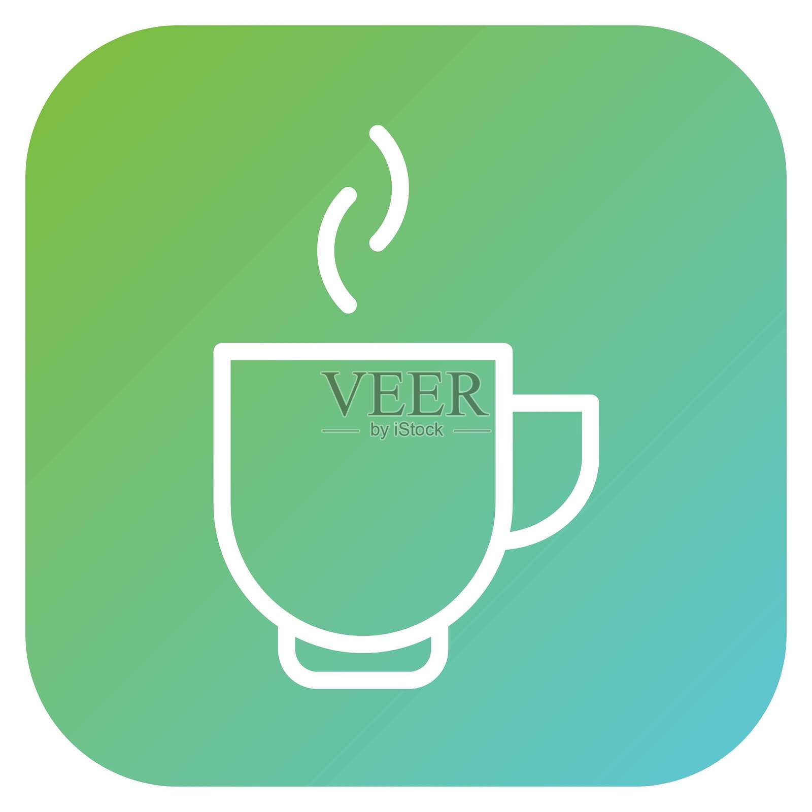 矢量设计杯子图标风格插画图片素材