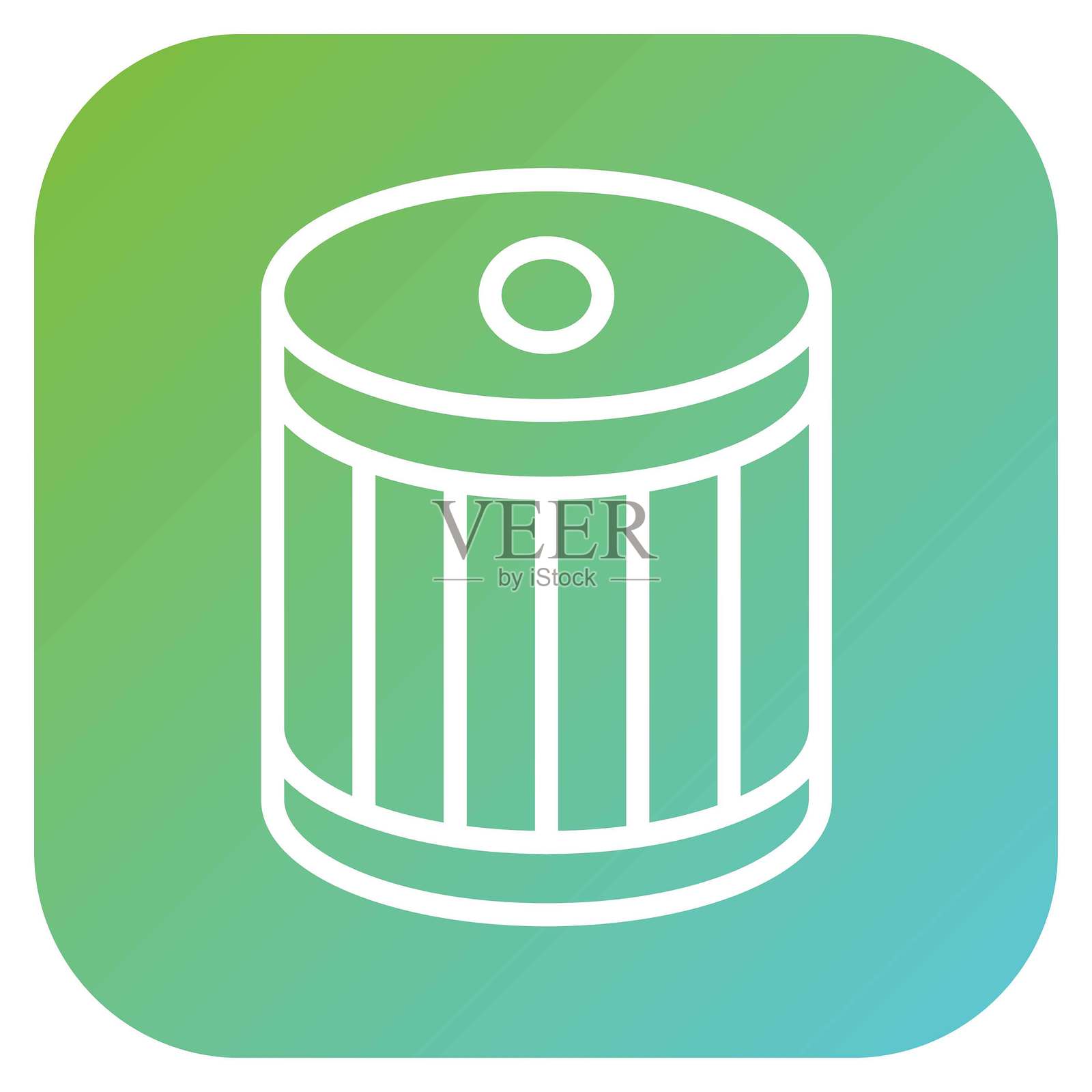 矢量设计 机油滤清器扳手 图标风格插画图片素材