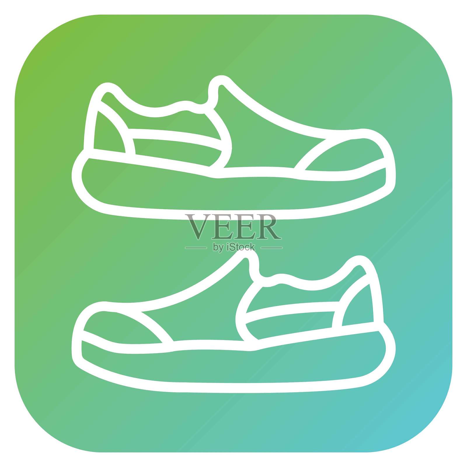 矢量设计骨科鞋图标风格插画图片素材