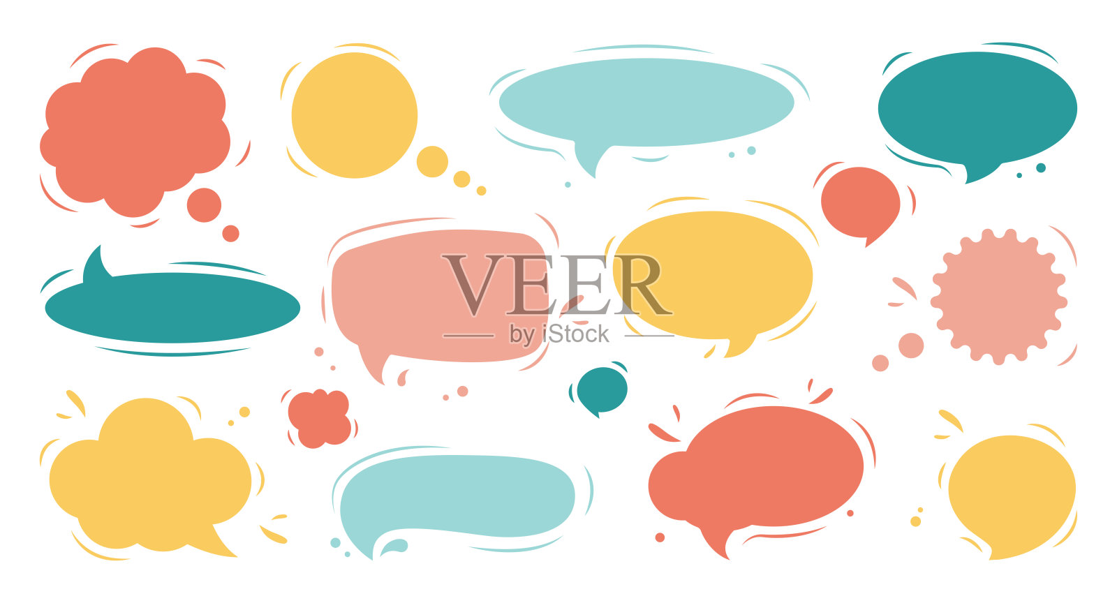 对话气泡 2_03插画图片素材
