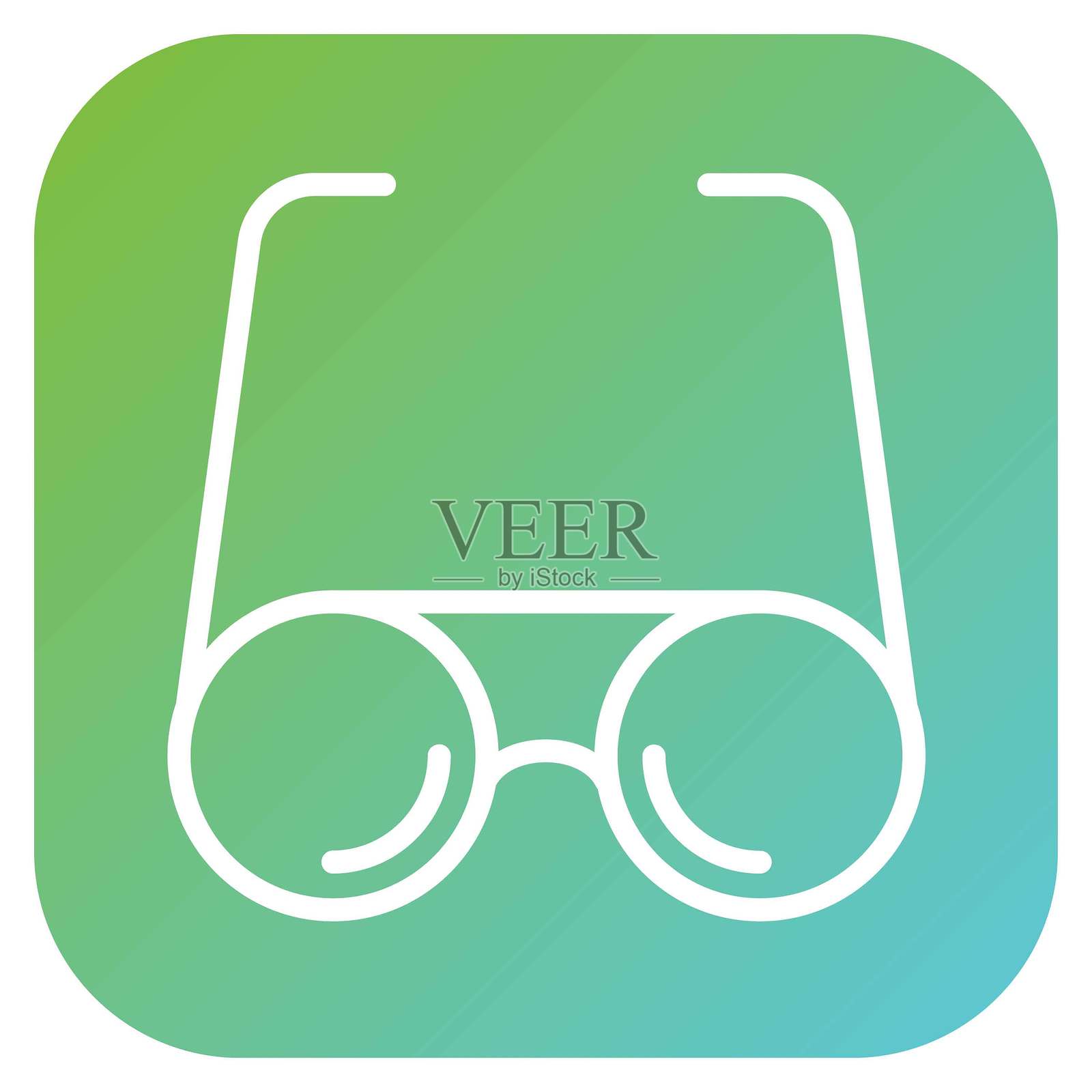 矢量设计太阳镜图标风格插画图片素材