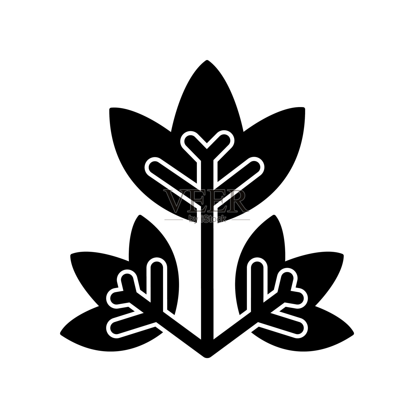 叶子图标设计模板插画图片素材