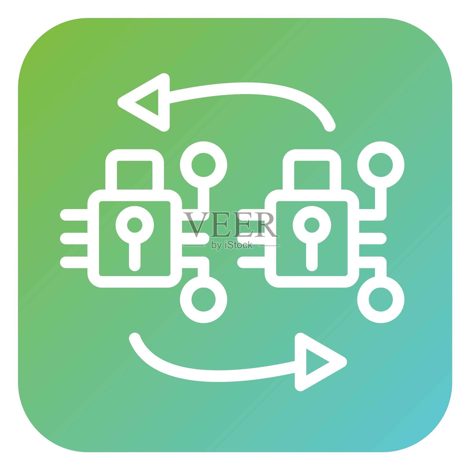 矢量设计 网络协同 矢量设计 图标风格插画图片素材
