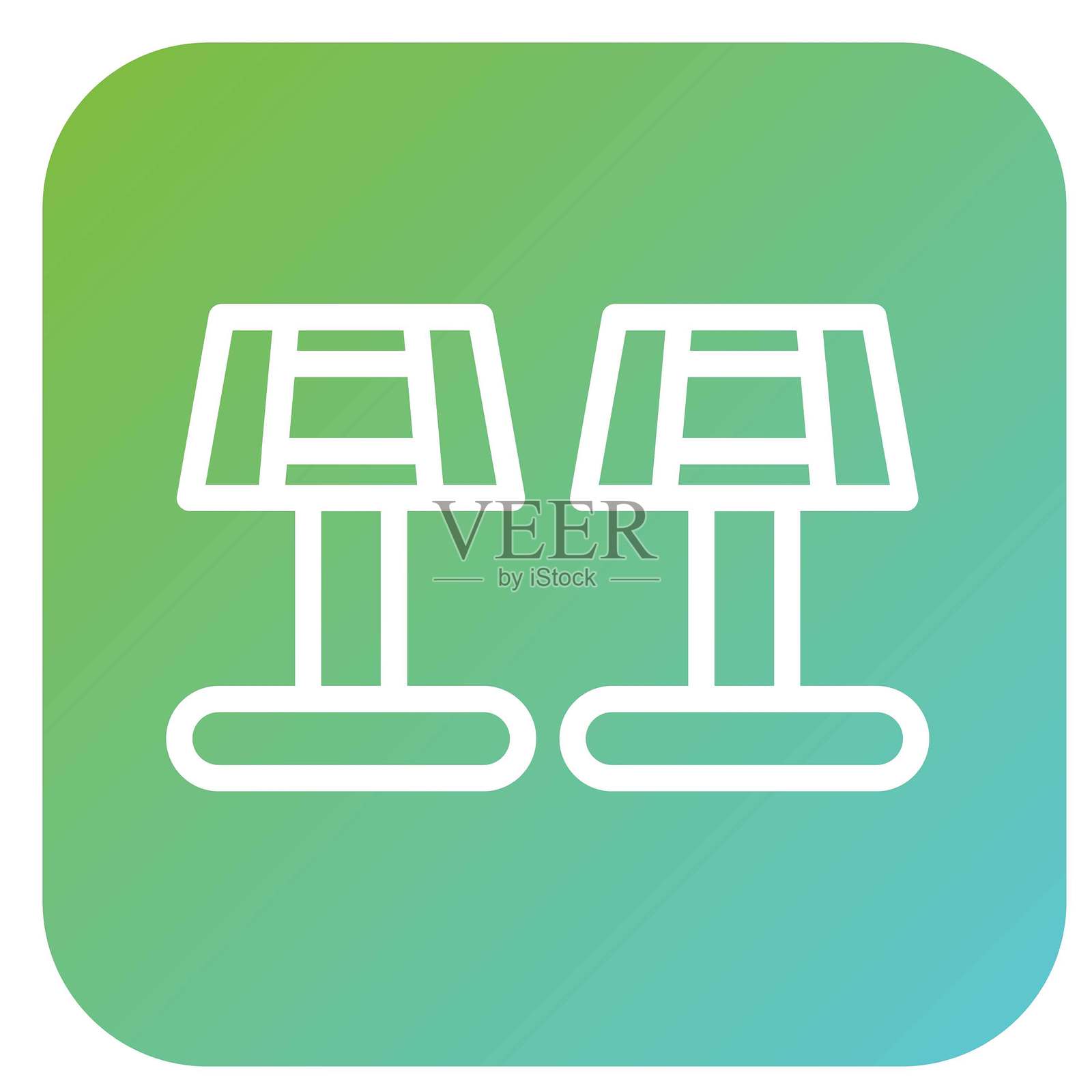 矢量设计袖扣矢量设计图标风格插画图片素材