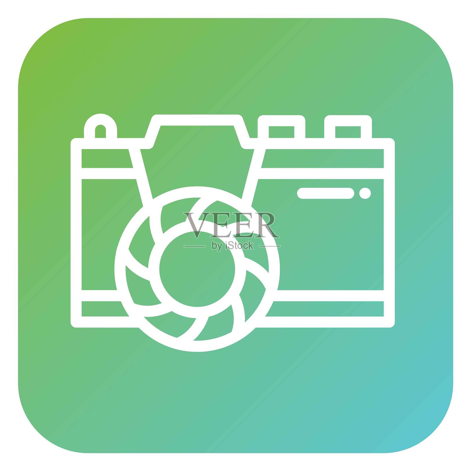 矢量设计 复古相机 矢量设计 图标风格插画图片素材