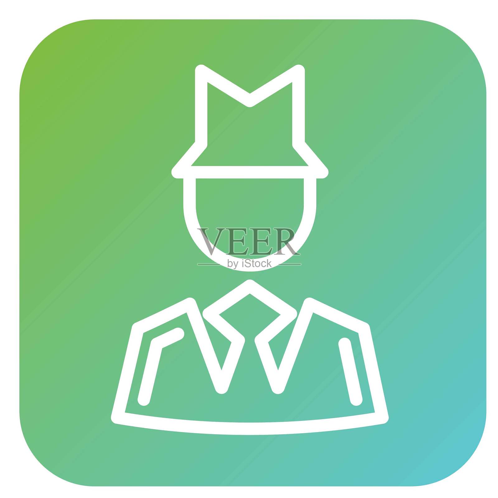 游戏主持人矢量设计图标风格插画图片素材