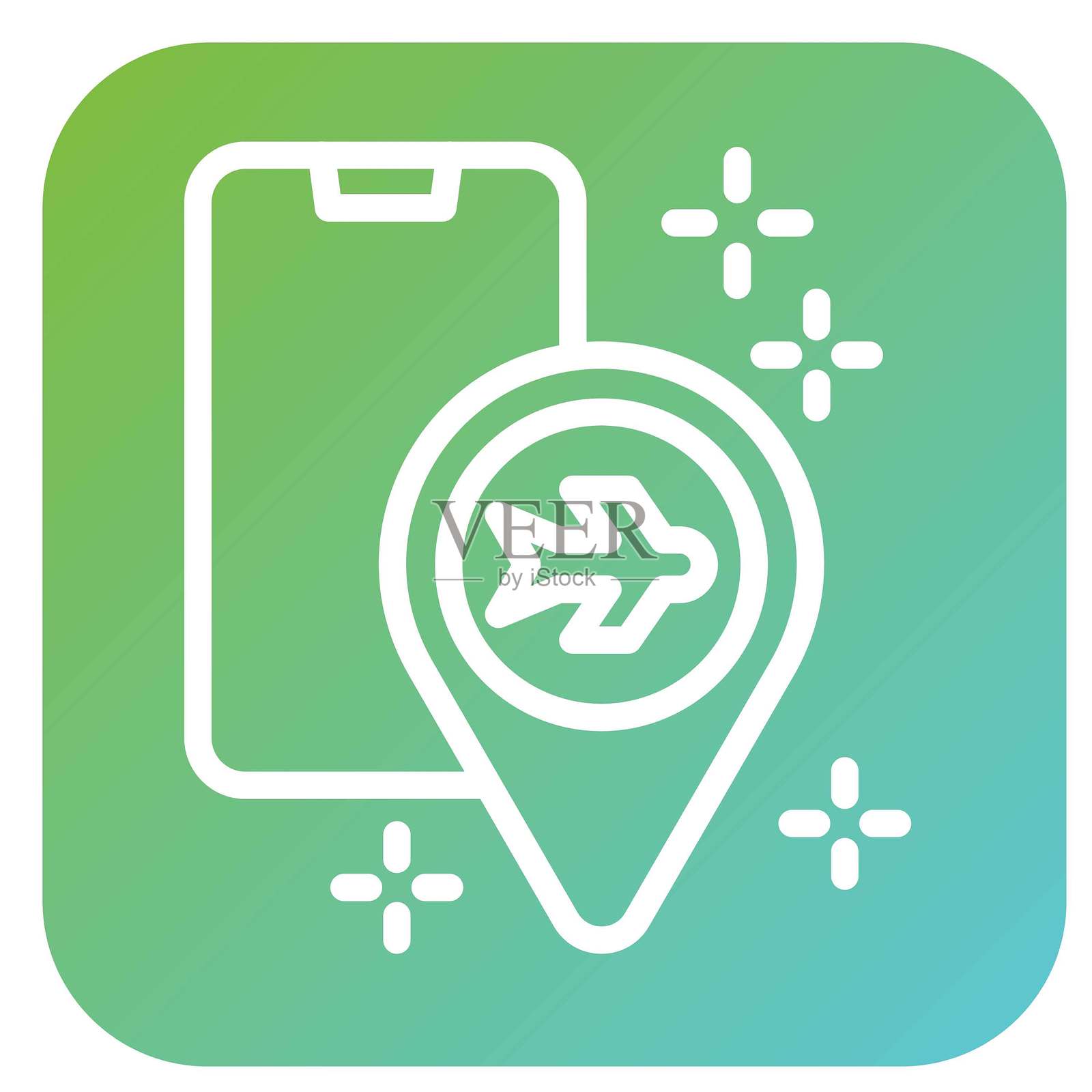 矢量设计 虚拟旅程 矢量设计 图标风格插画图片素材