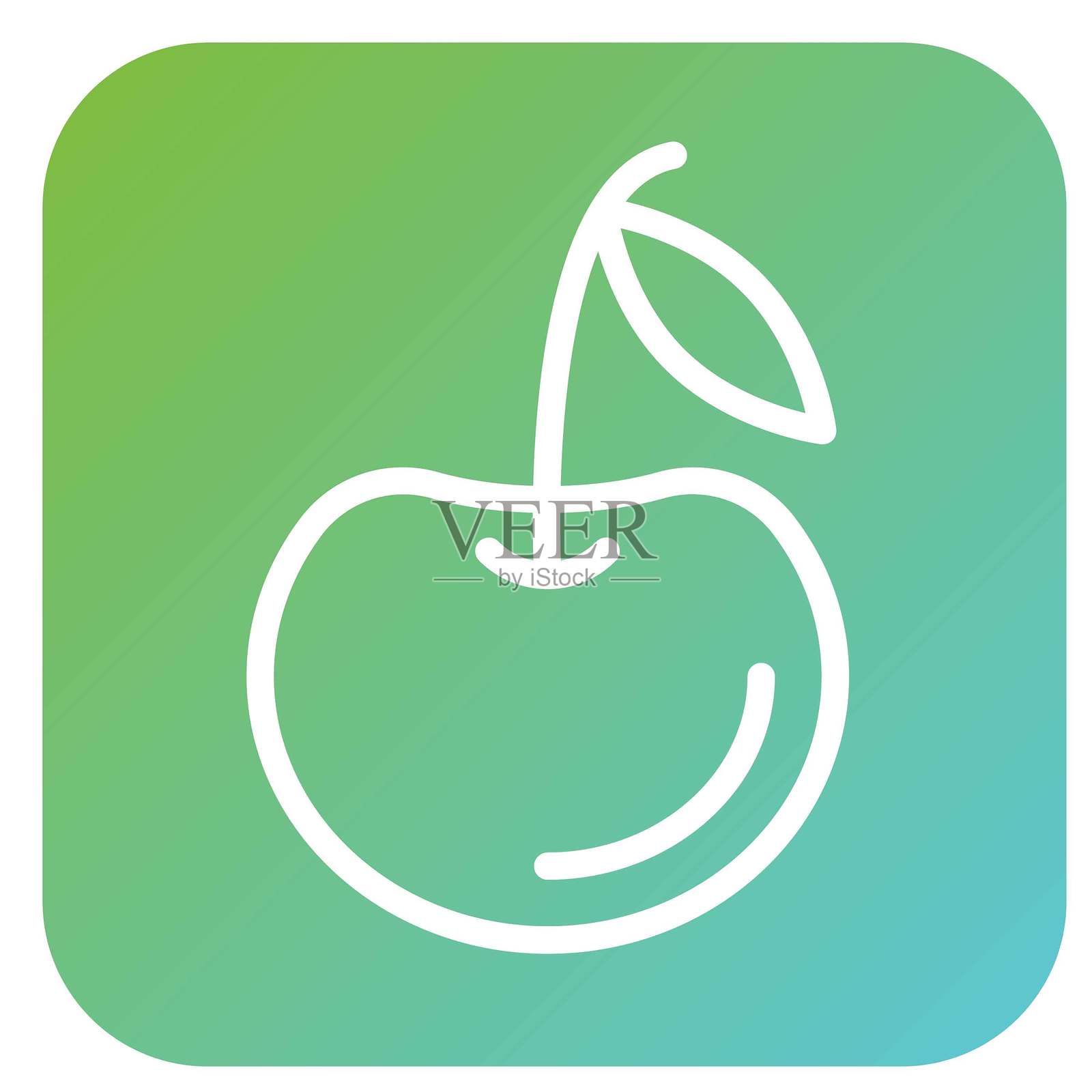 矢量设计 樱桃 喜悦 矢量设计 图标风格插画图片素材