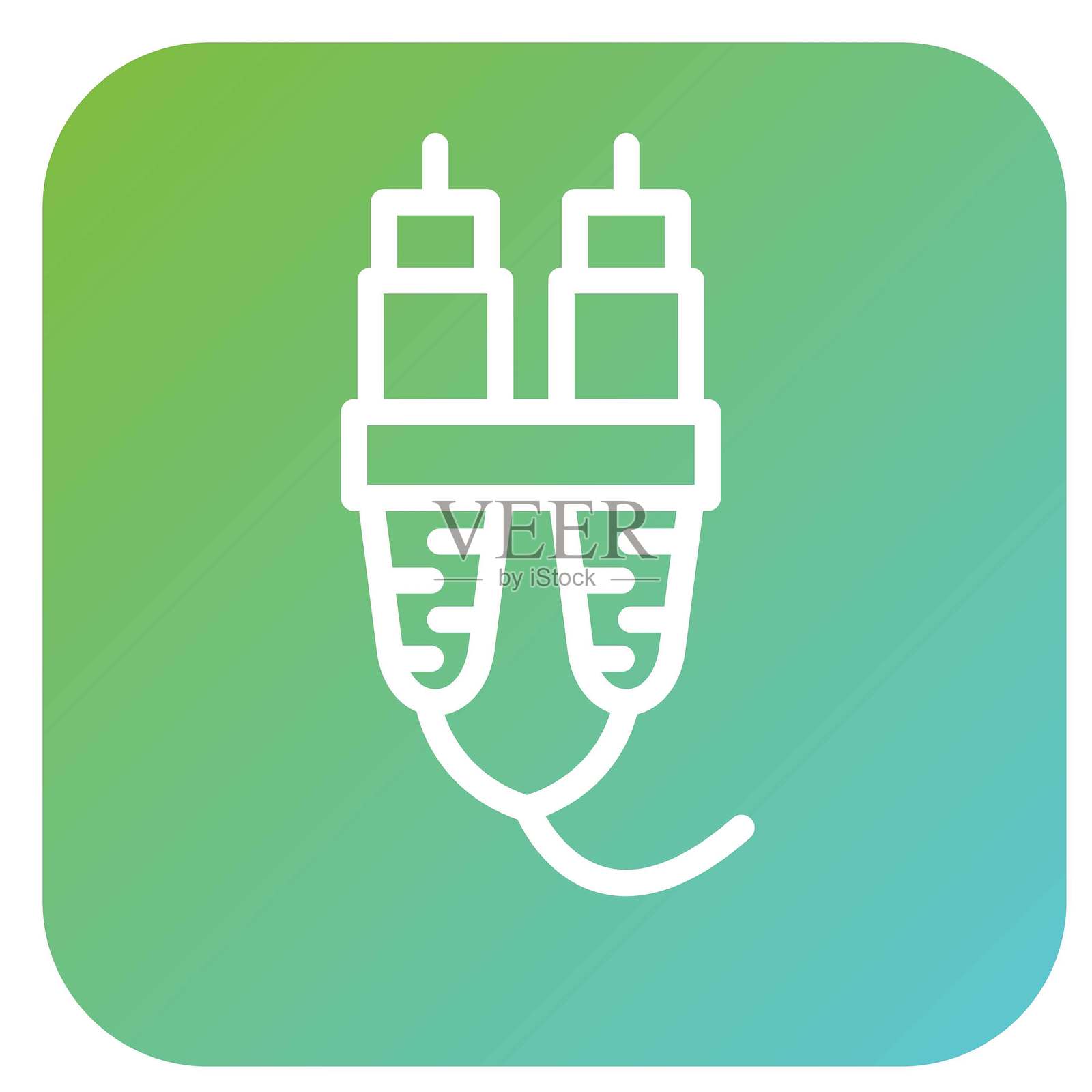 矢量设计 SC 连接器 矢量设计 图标风格插画图片素材
