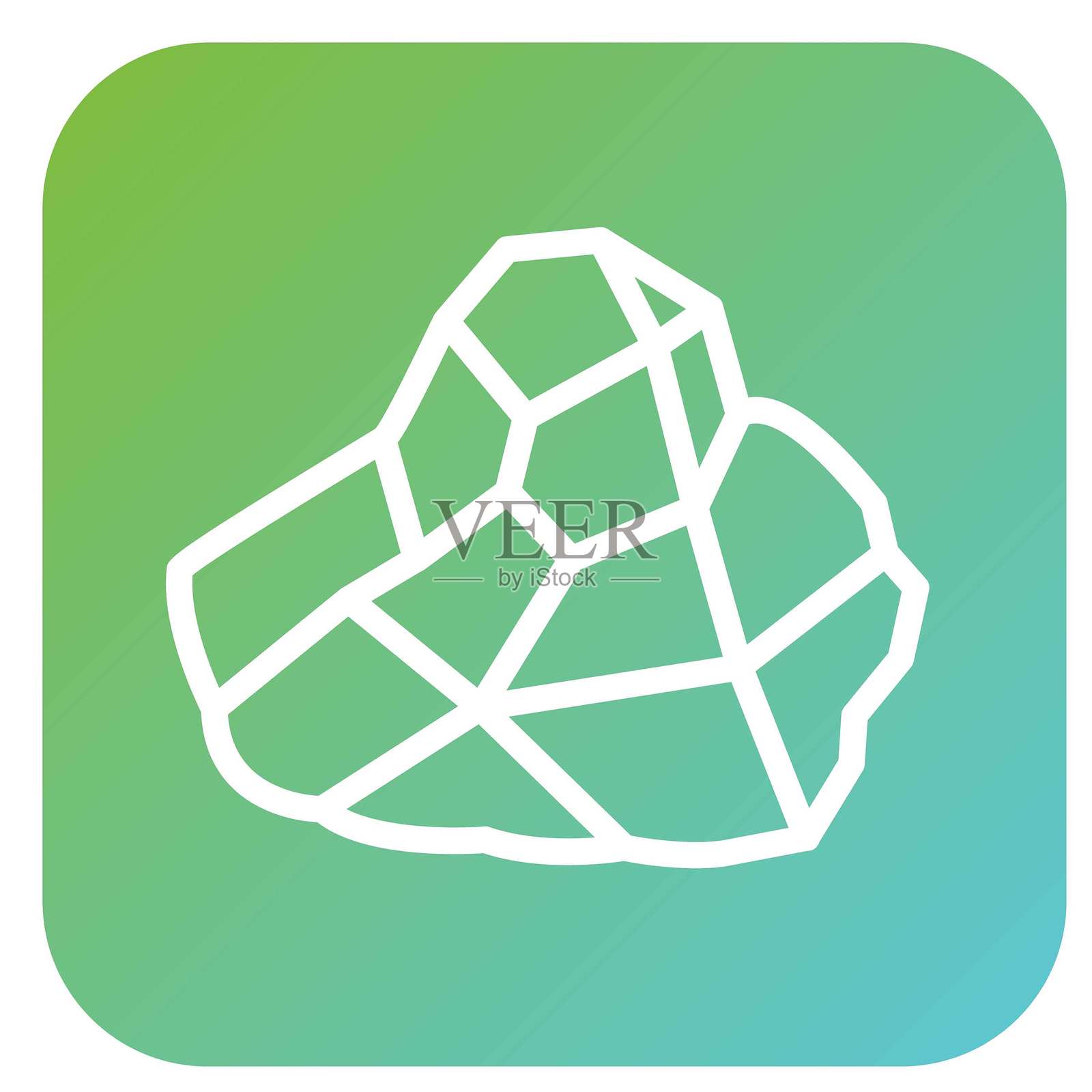 矢量纹理石榴石矢量设计图标风格插画图片素材