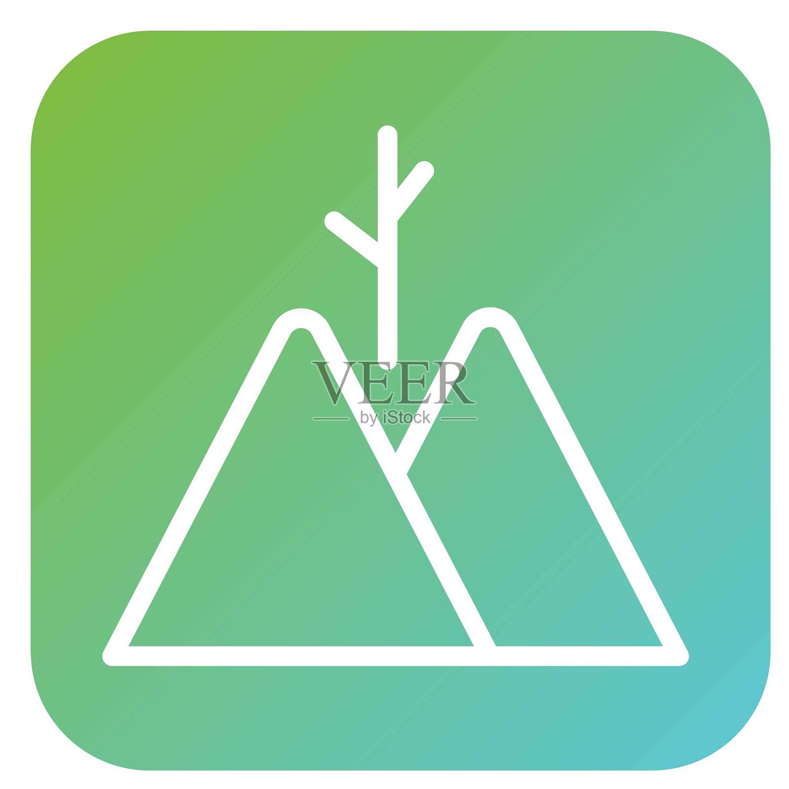 矢量设计 友谊 极光 矢量设计 图标风格插画图片素材