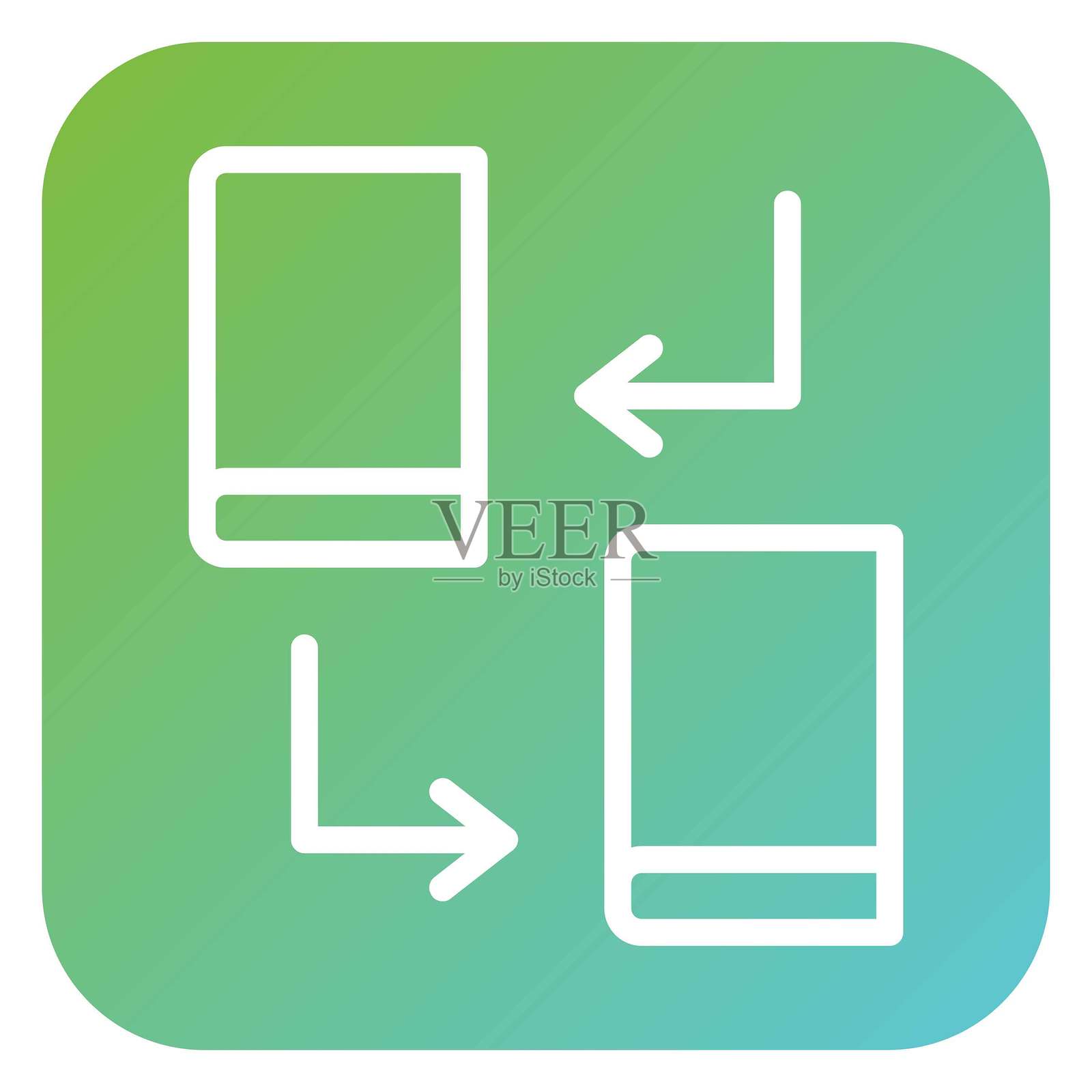 矢量设计书籍交换矢量设计图标风格插画图片素材