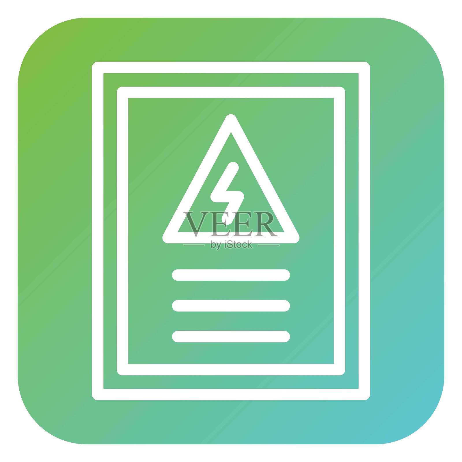 矢量电气面板设计图标风格插画图片素材