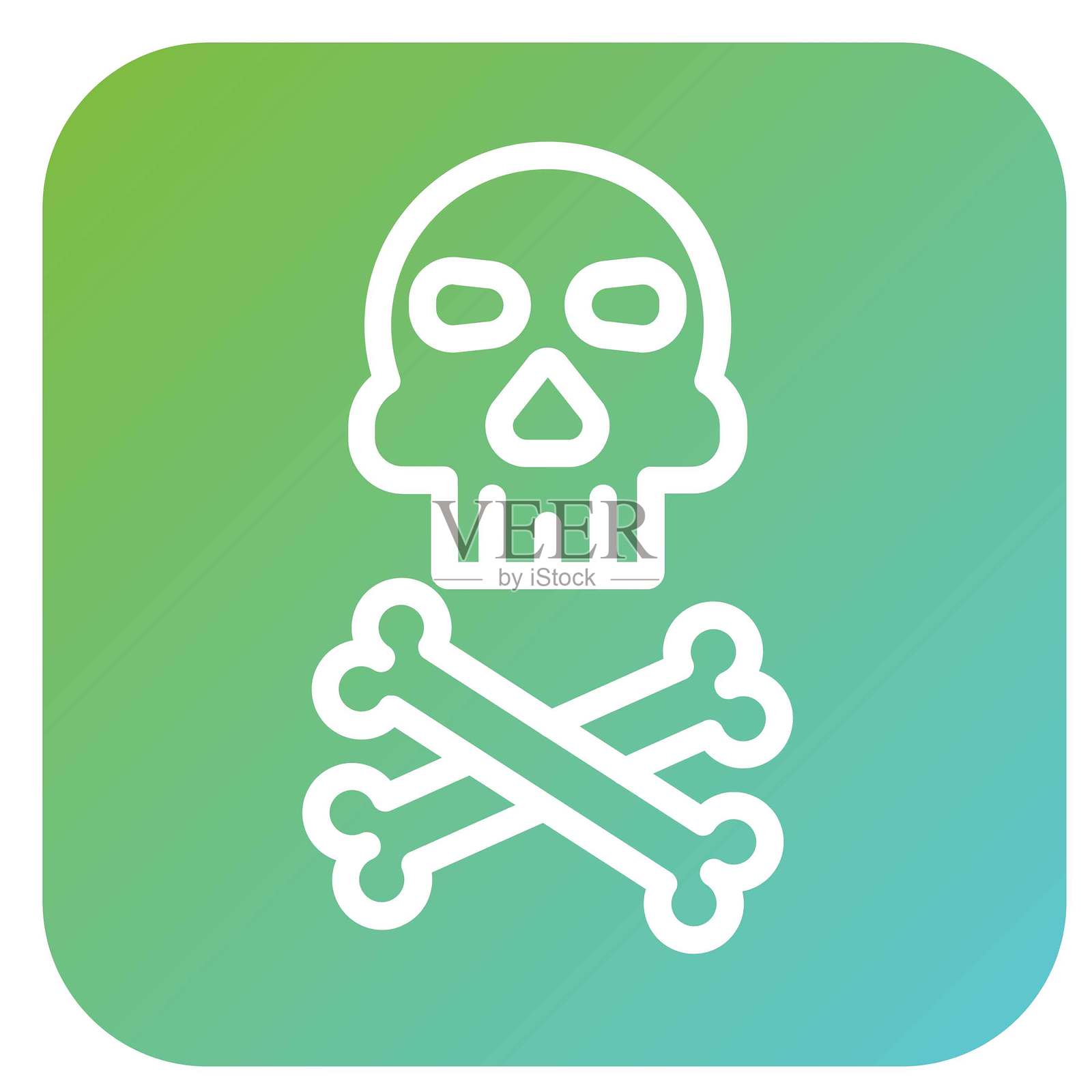 矢量设计骨骼矢量设计图标风格插画图片素材