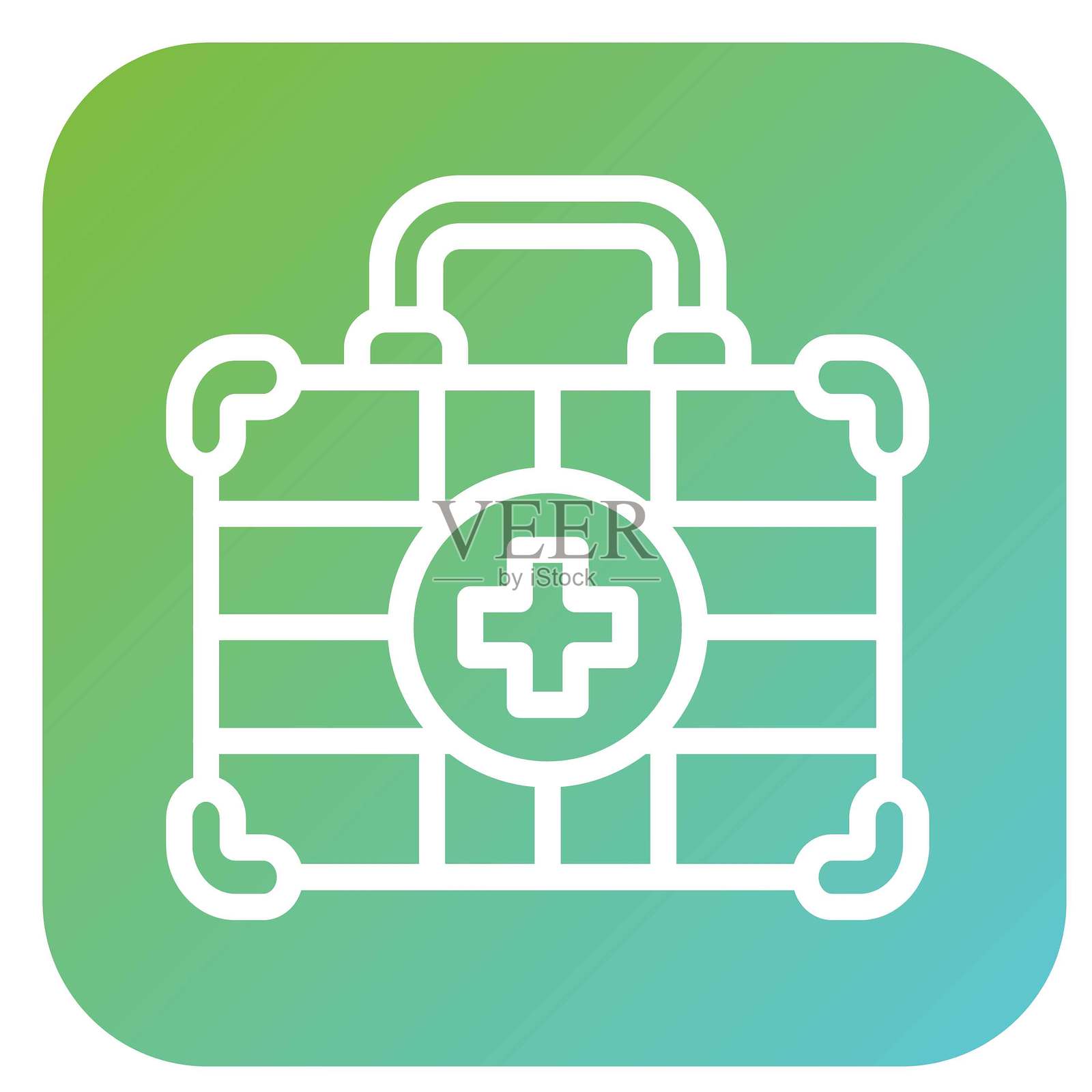 矢量急救箱矢量图标设计风格插画图片素材