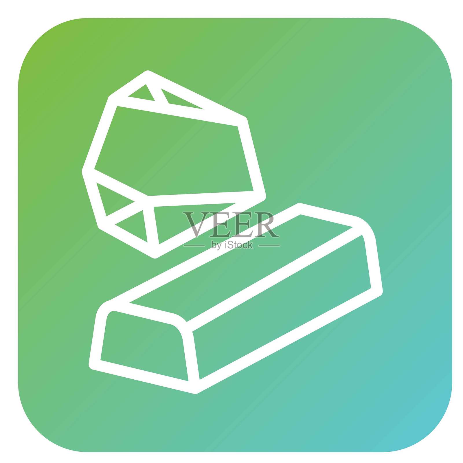 矢量设计金块矢量设计图标风格插画图片素材