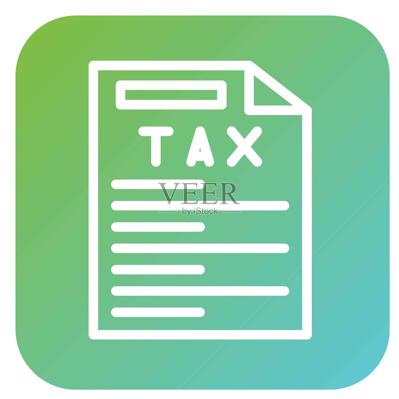 矢量设计 税务评估 矢量设计 图标风格插画图片素材