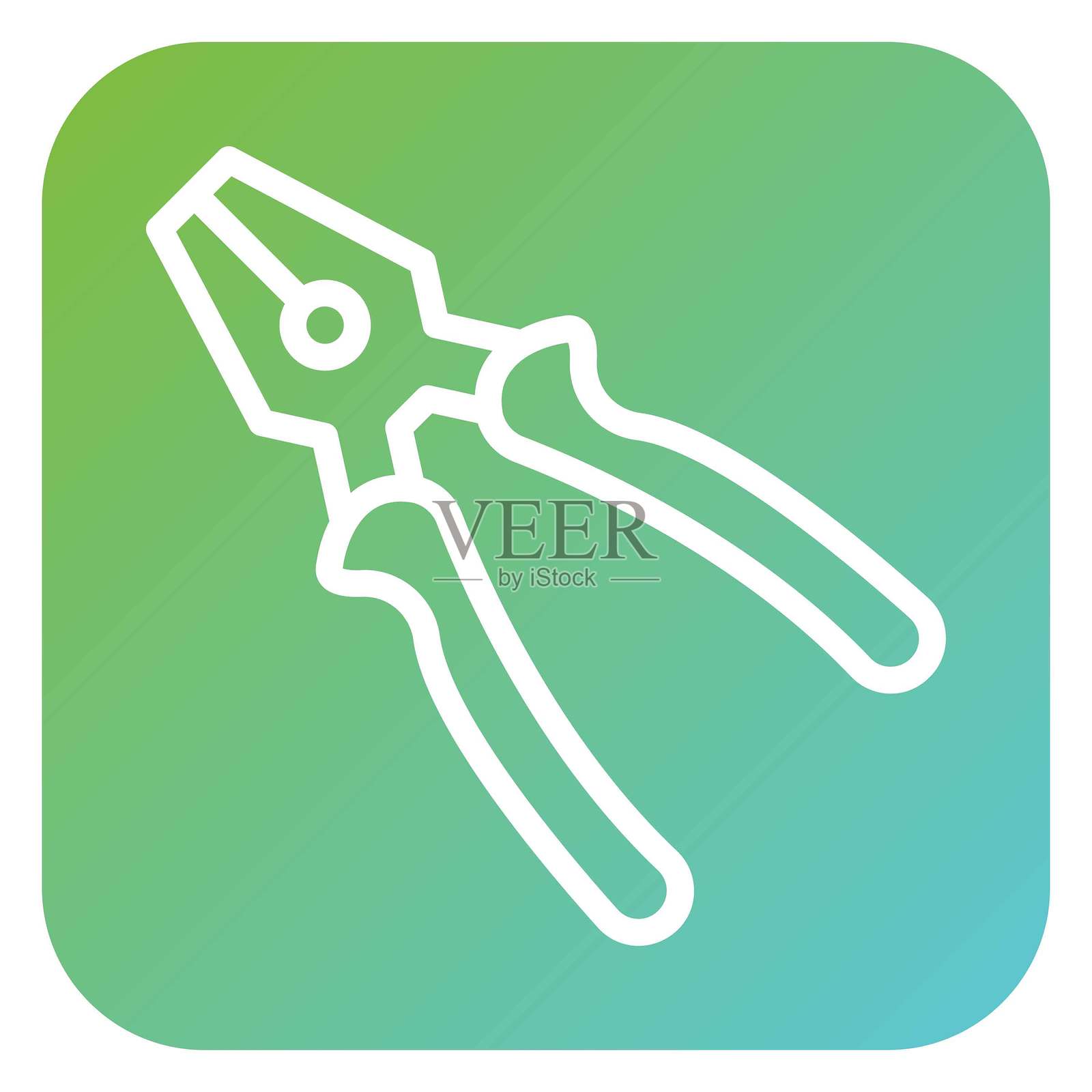 矢量设计钳子矢量设计图标风格插画图片素材