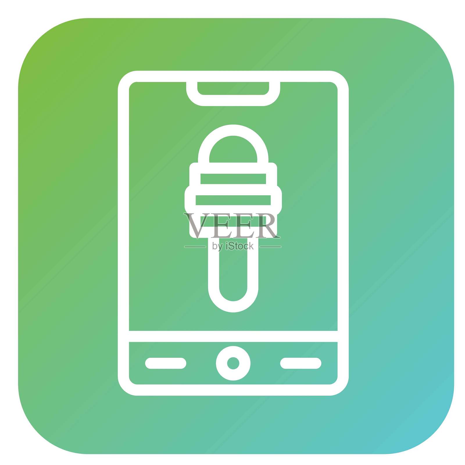 矢量设计 智能手机 矢量设计 图标风格插画图片素材